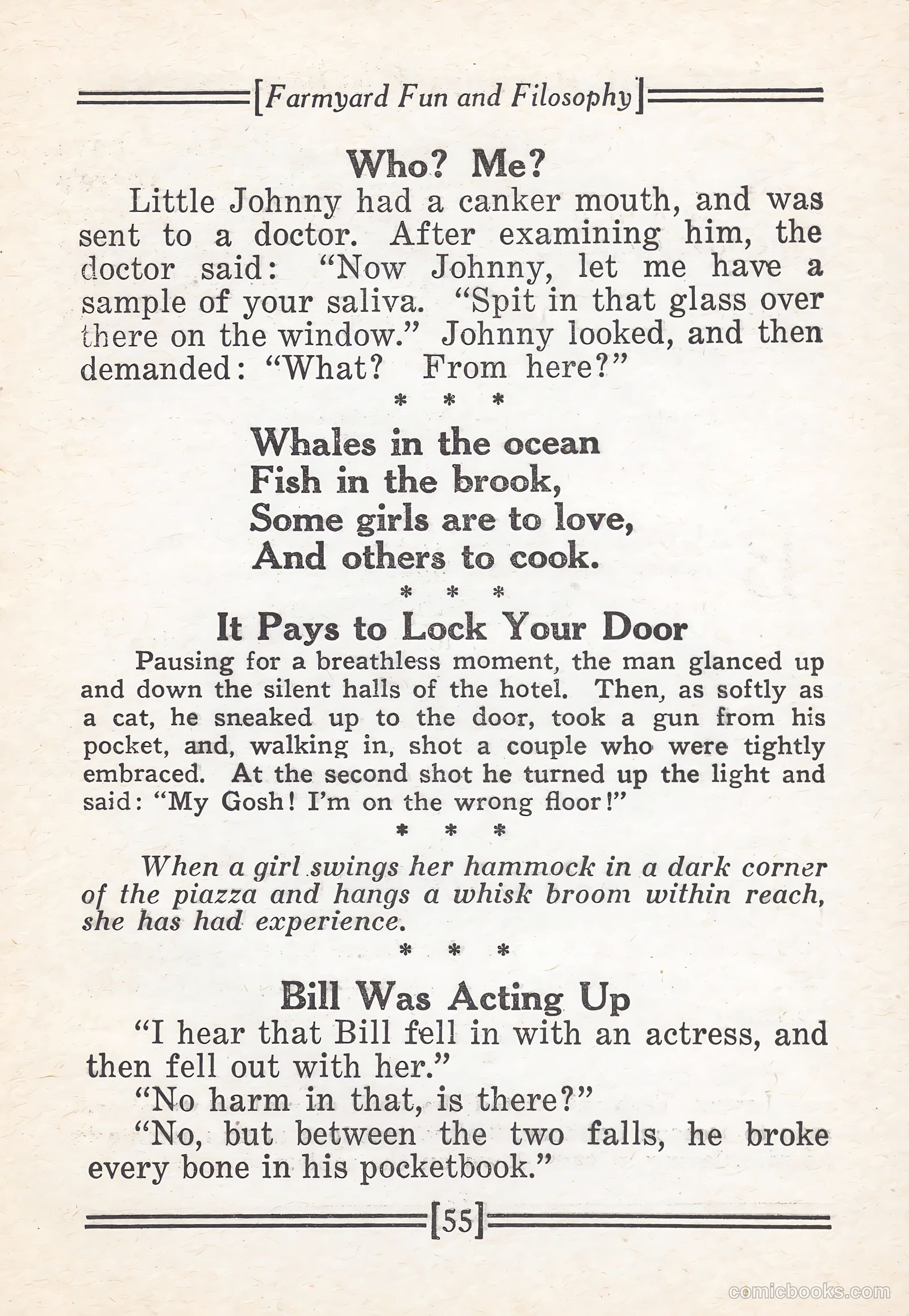 Captain Billy's Whiz Bang #67 — page 60 of 71