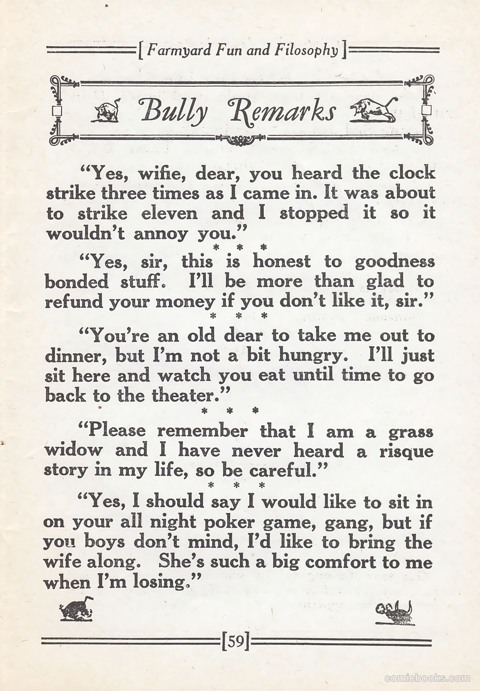 Captain Billy's Whiz Bang #67 — page 64 of 71