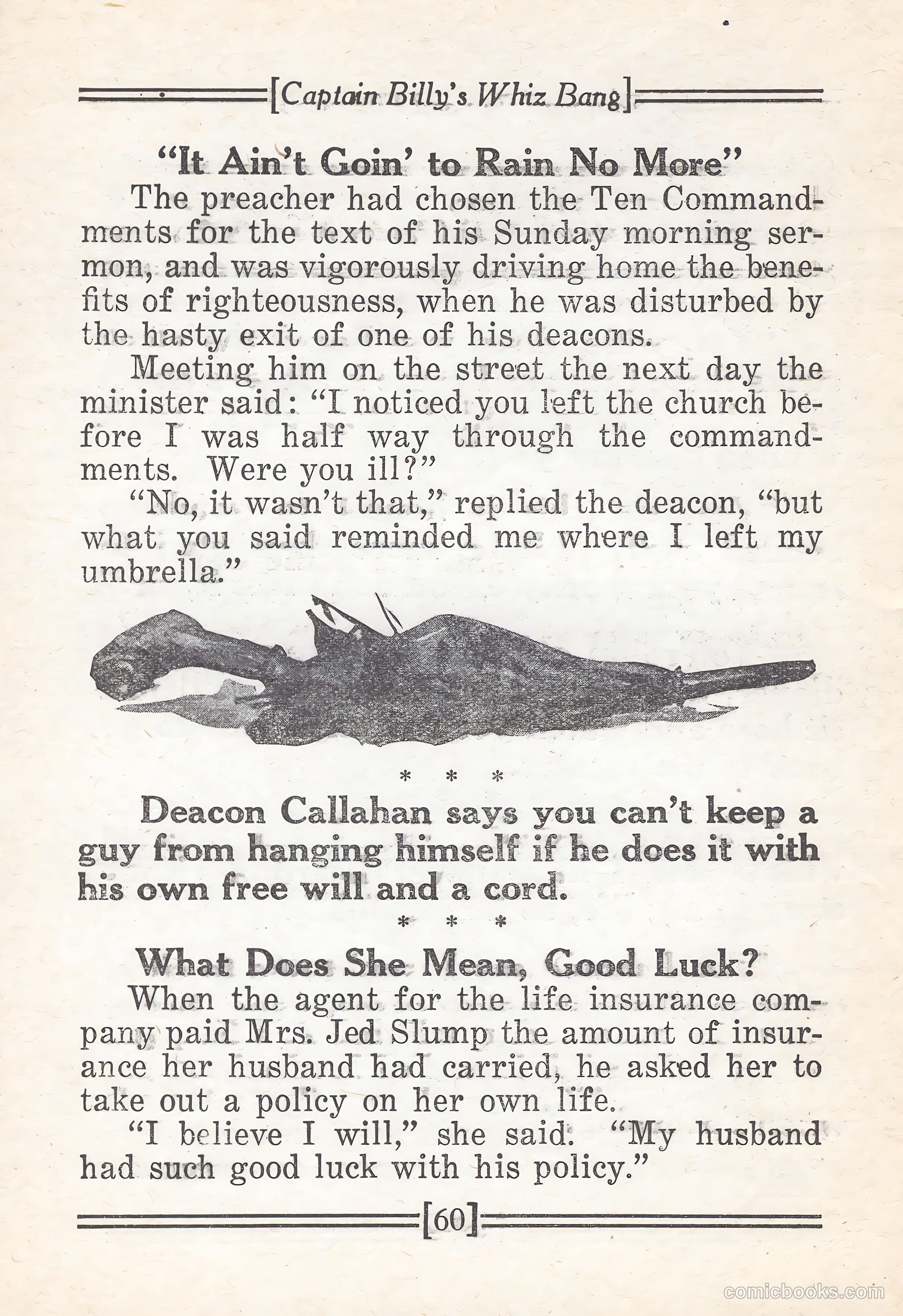 Captain Billy's Whiz Bang #67 — page 65 of 71