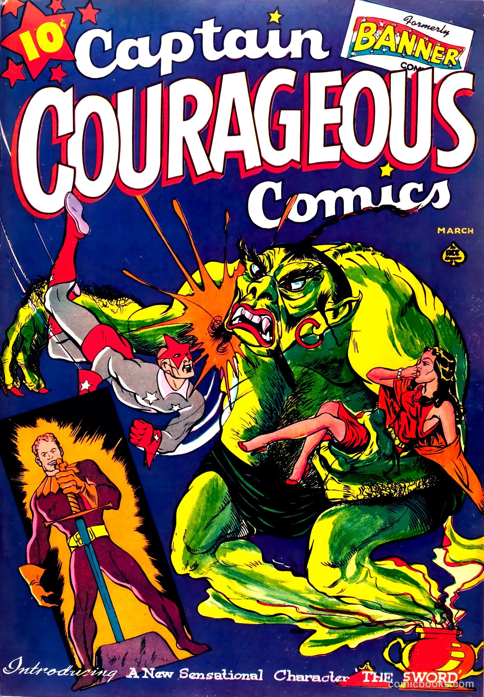 Captain Courageous Comics #6