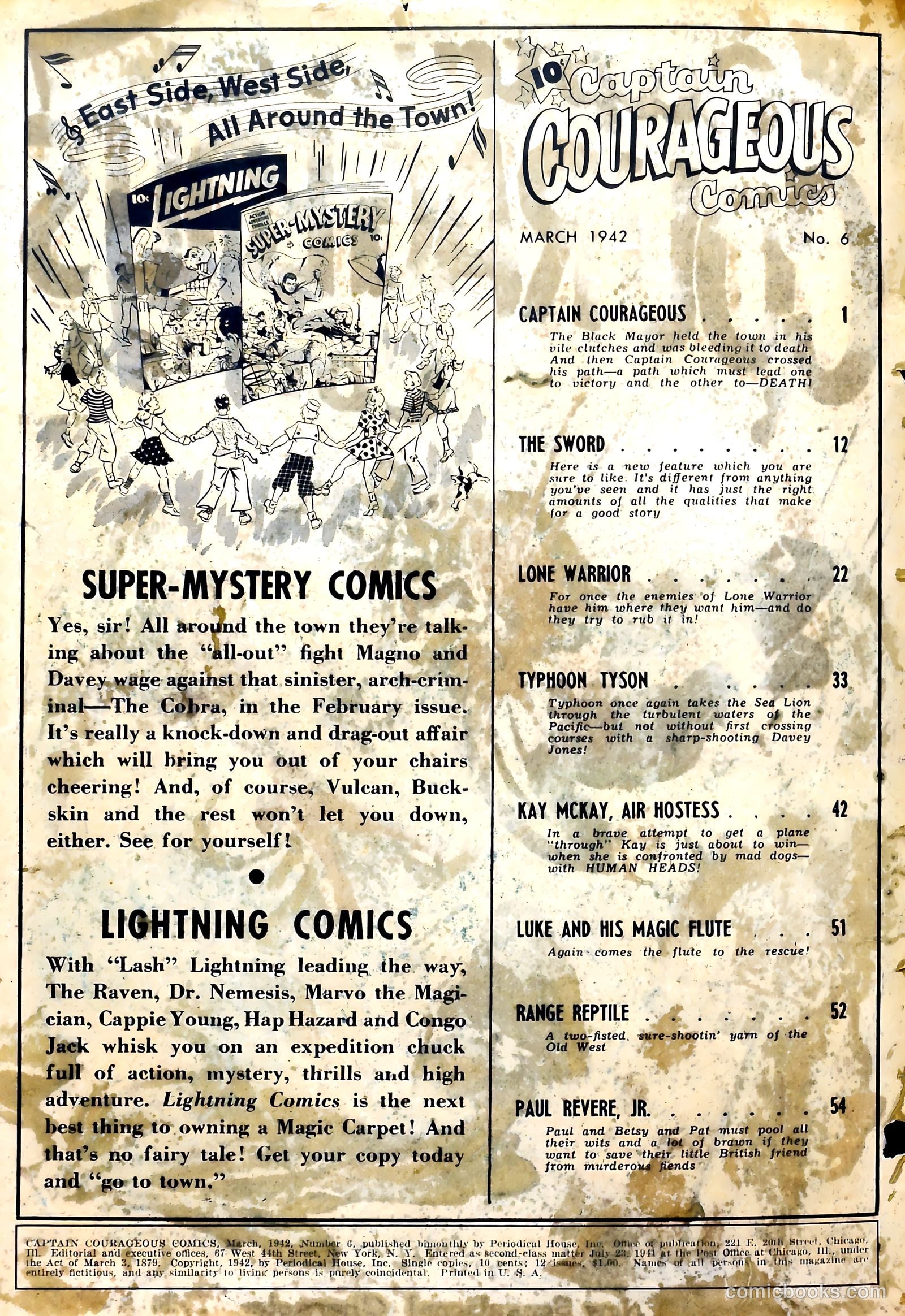 Captain Courageous Comics #6 (1942) — page 3 of 69