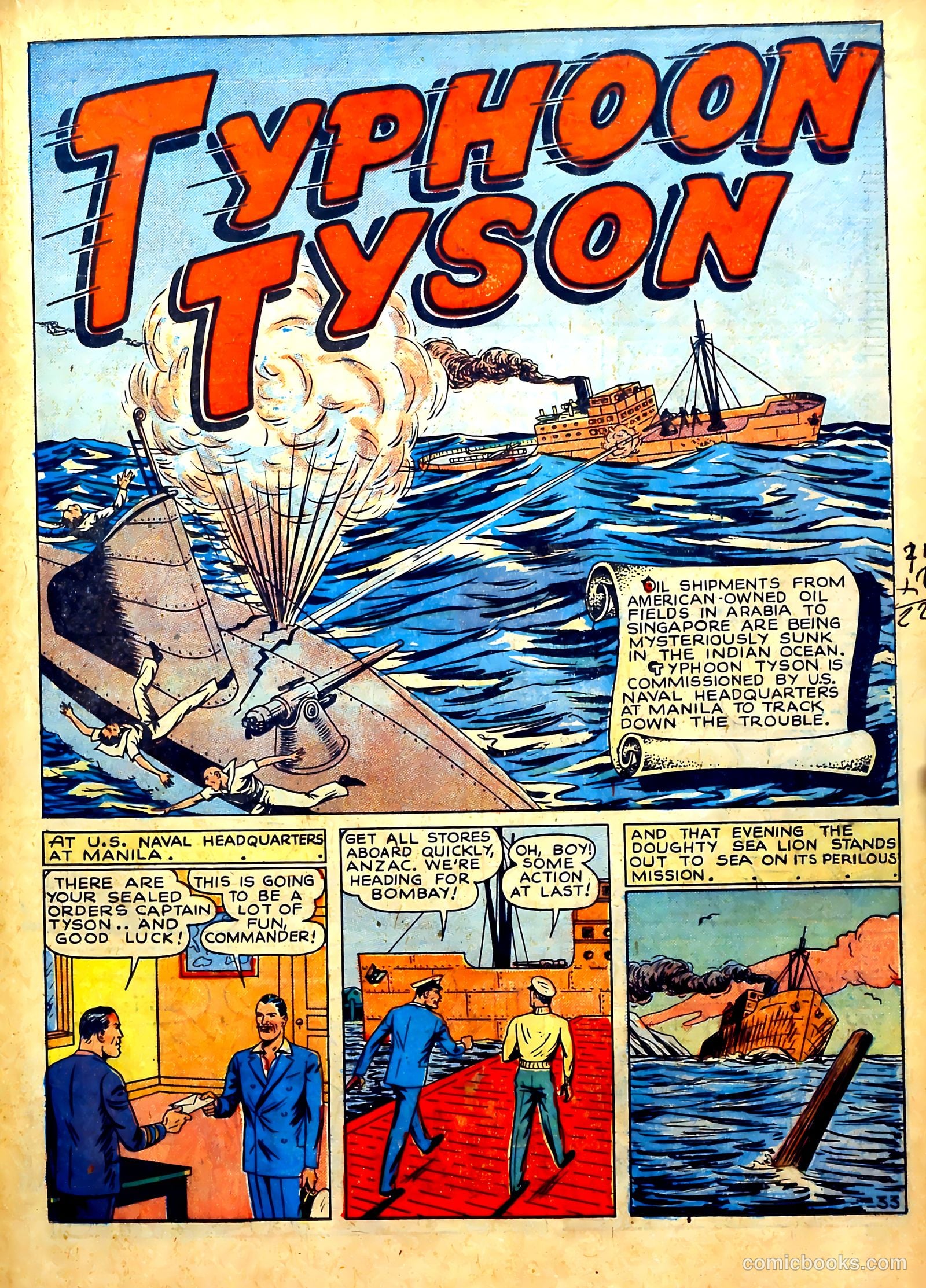 Captain Courageous Comics #6 (1942) — page 36 of 69