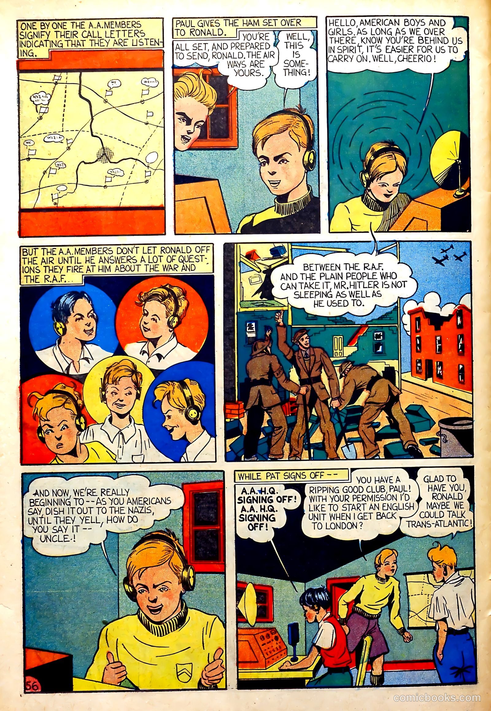 Captain Courageous Comics #6 (1942) — page 59 of 69