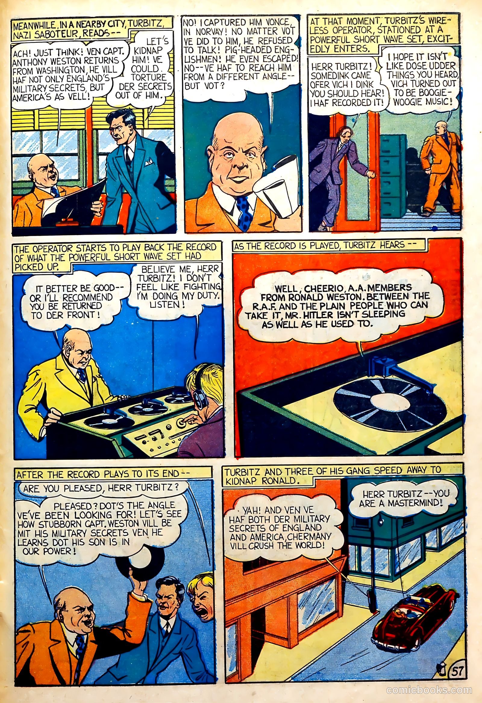 Captain Courageous Comics #6 (1942) — page 60 of 69