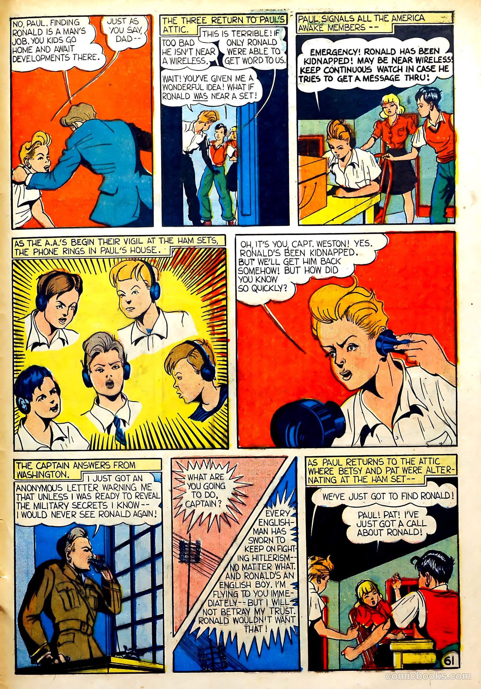 Captain Courageous Comics #6 (1942) — page 64 of 69