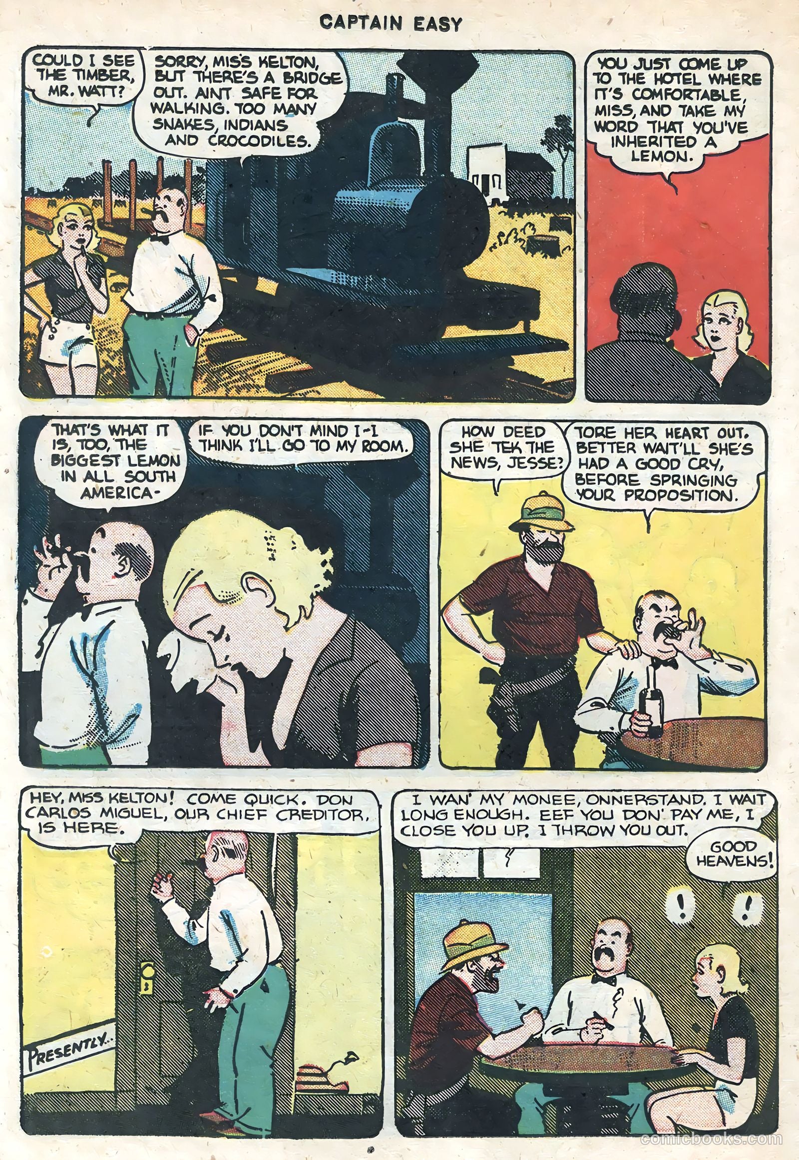 Captain Easy #11 (1948) — page 38 of 52