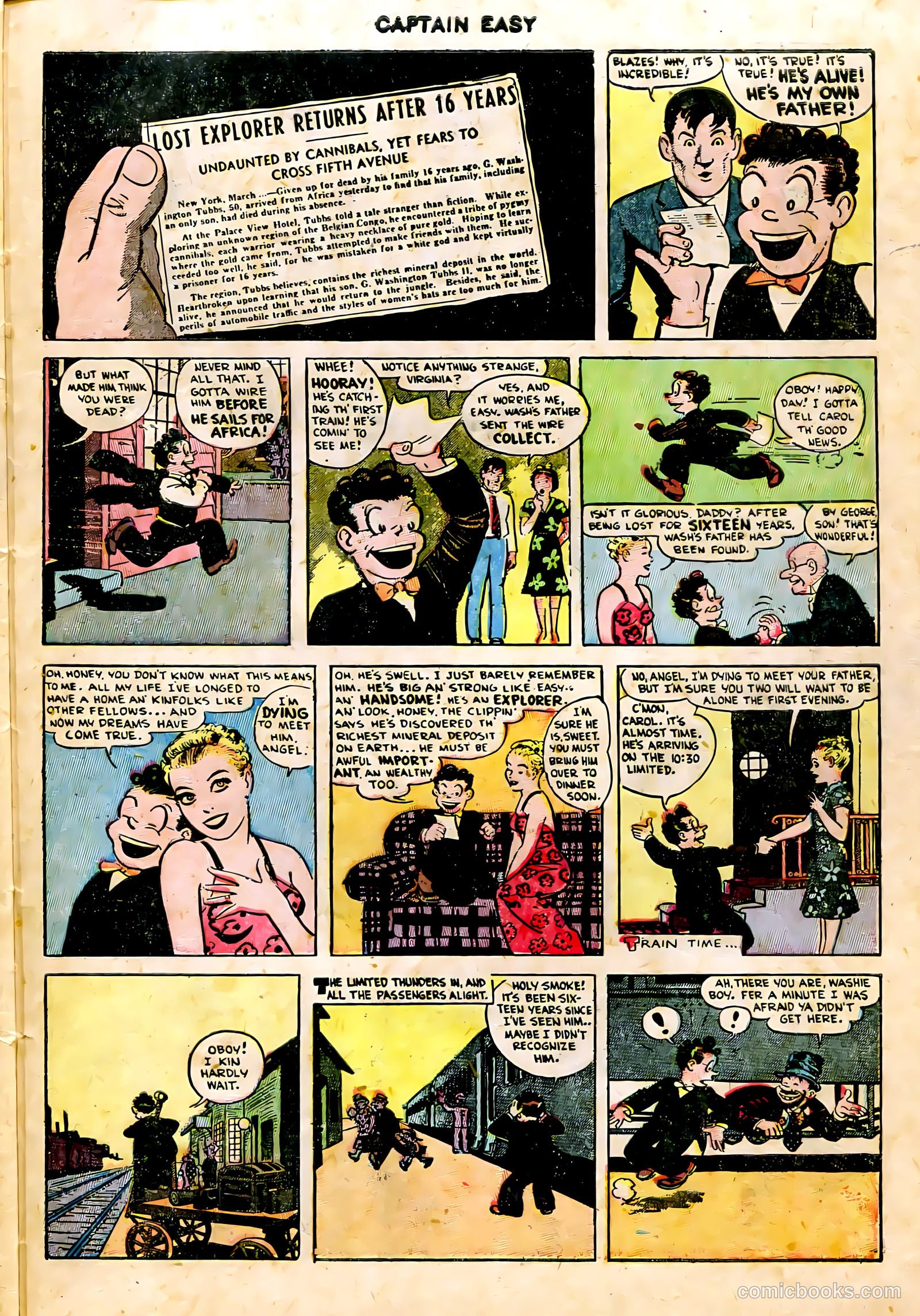 Captain Easy #15 (1949) — page 28 of 37