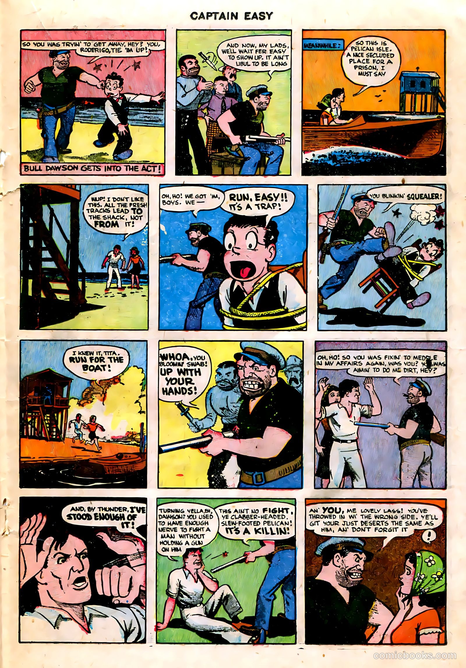 Captain Easy #16 (1949) — page 19 of 36