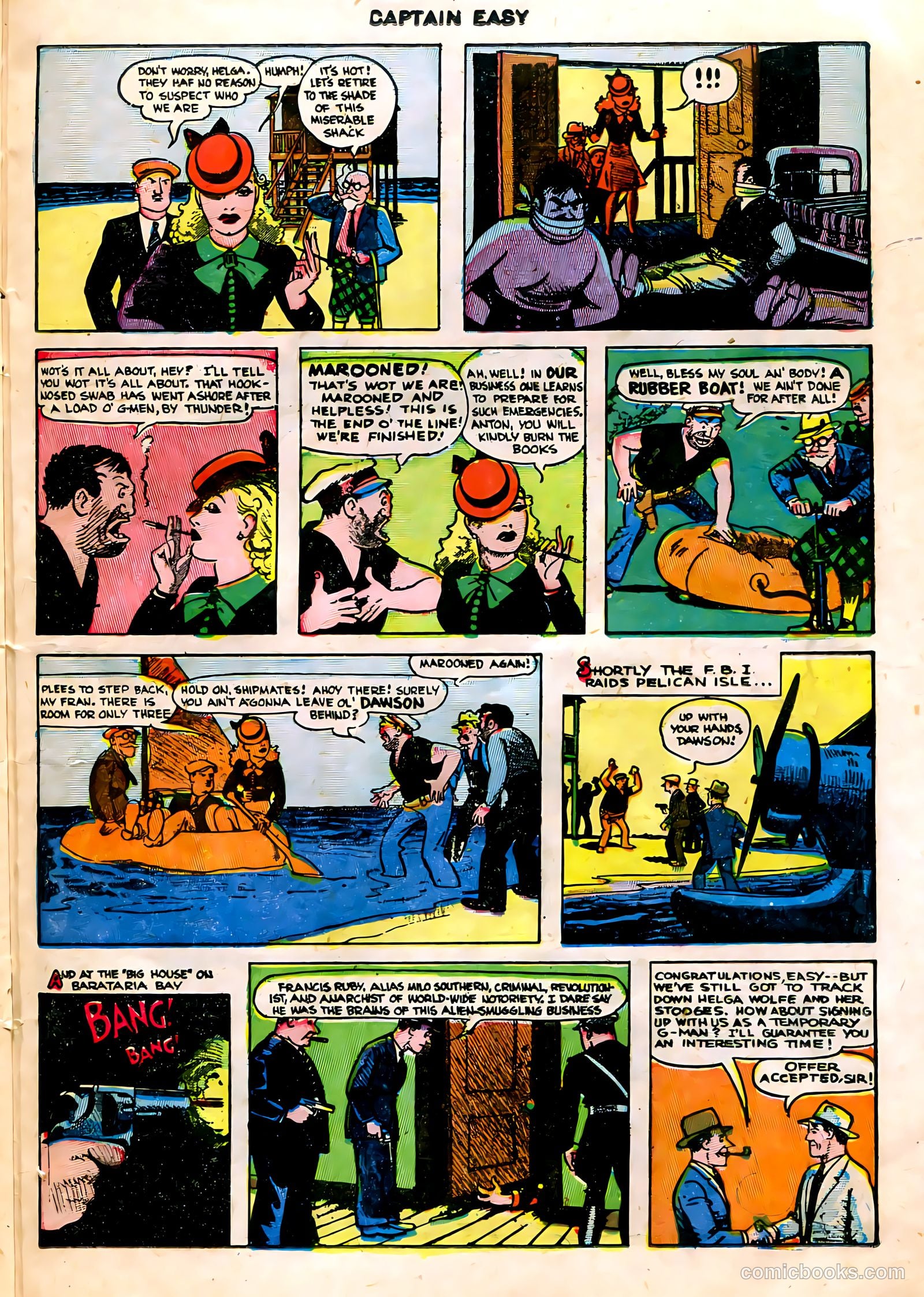 Captain Easy #16 (1949) — page 23 of 36