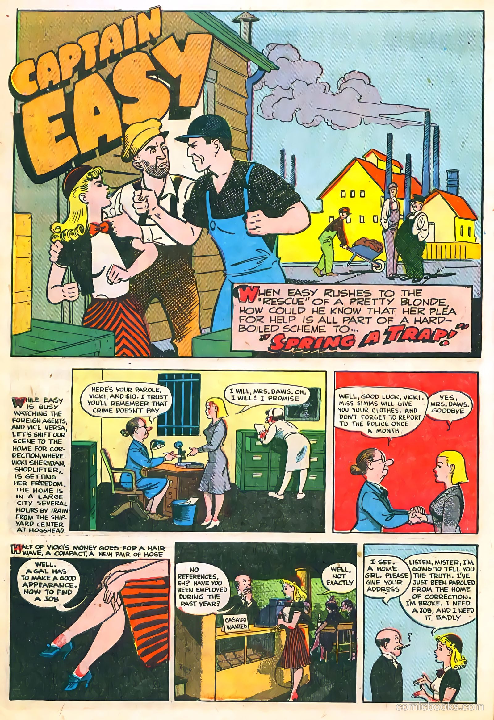 Captain Easy #17 (1949) — page 10 of 36