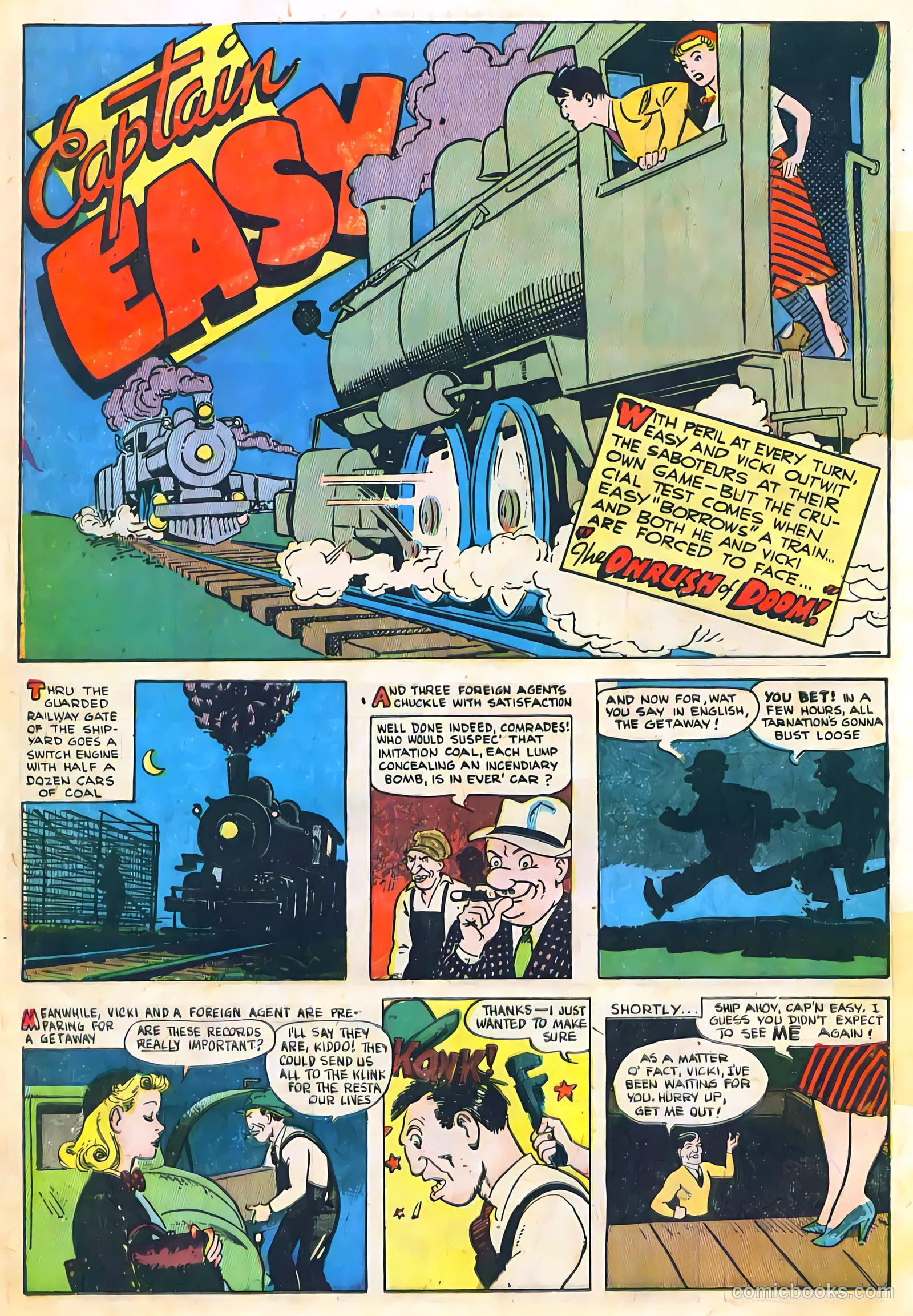 Captain Easy #17 (1949) — page 20 of 36