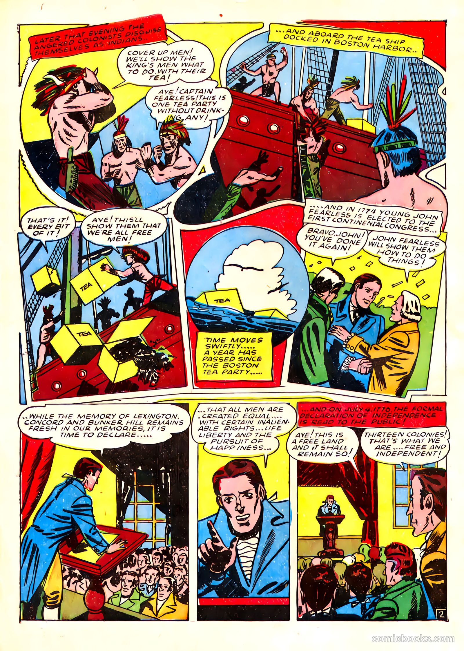 Captain Fearless Comics #1 (1941) — page 4 of 68