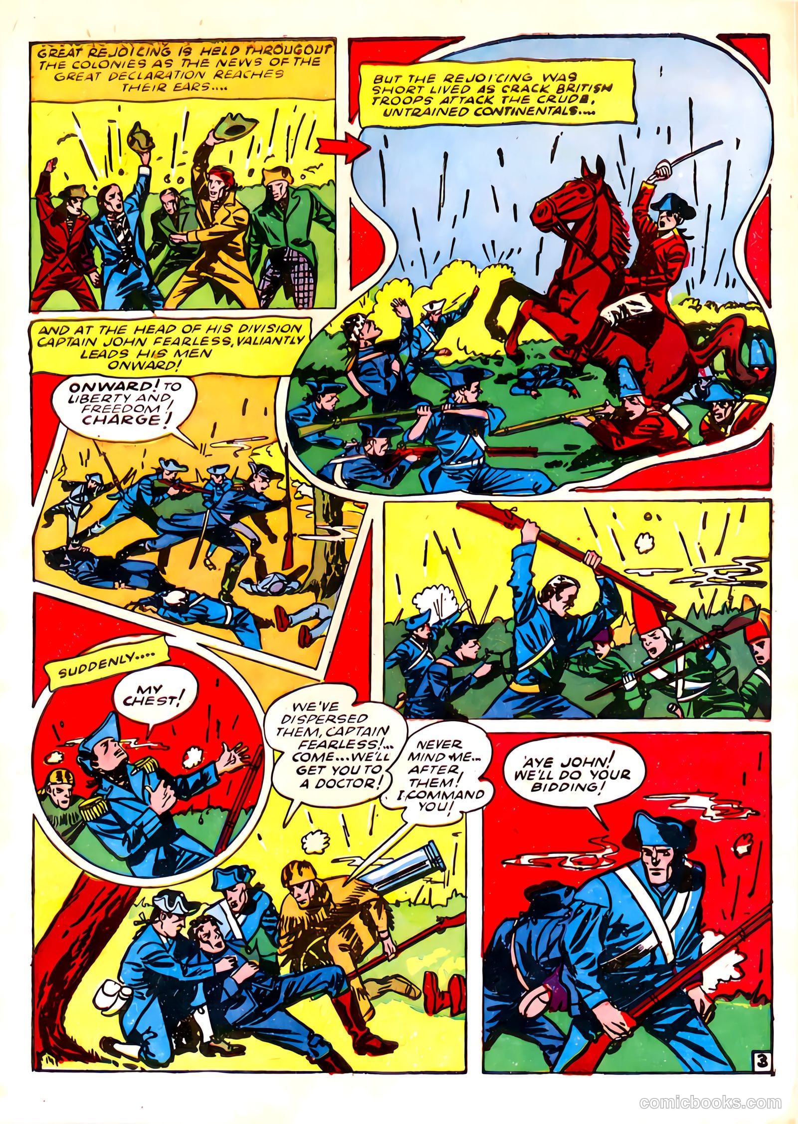 Captain Fearless Comics #1 (1941) — page 5 of 68
