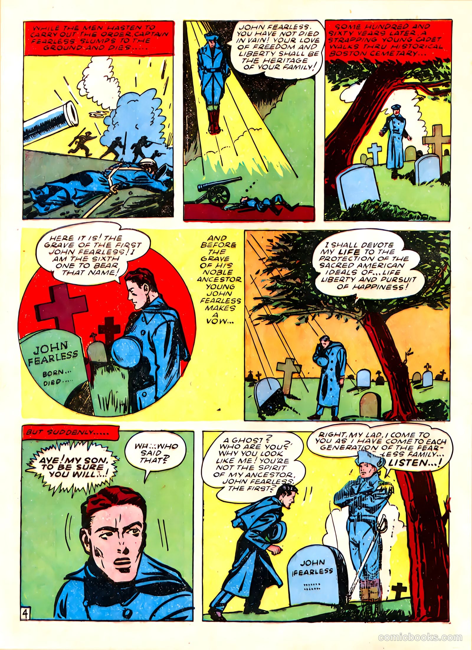 Captain Fearless Comics #1 (1941) — page 6 of 68