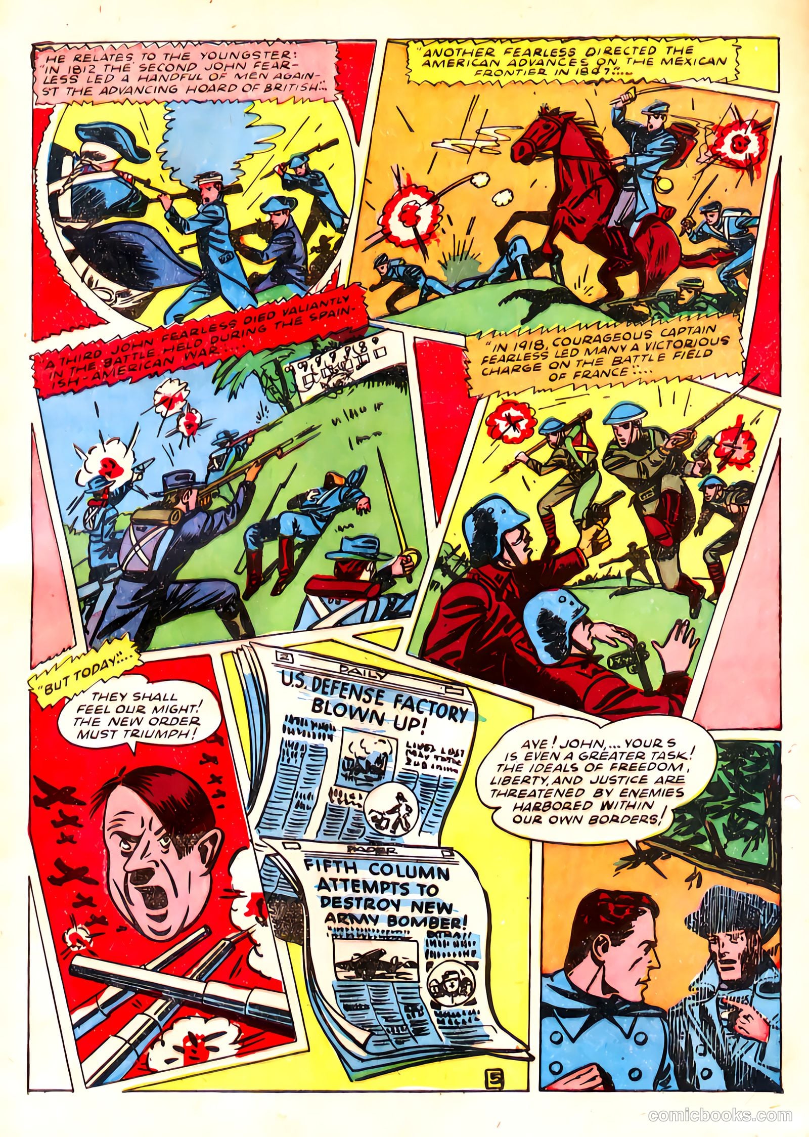 Captain Fearless Comics #1 (1941) — page 7 of 68