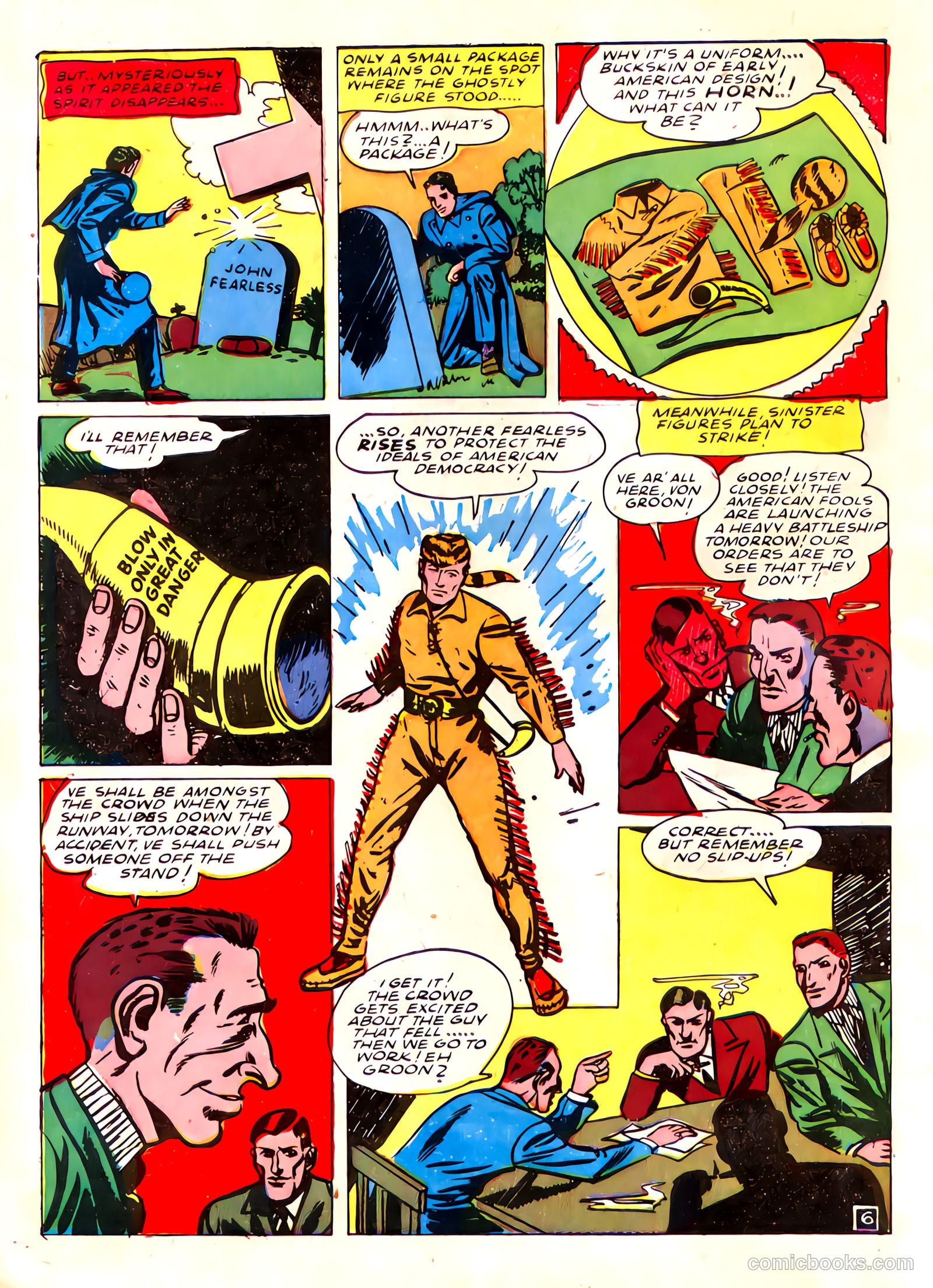 Captain Fearless Comics #1 (1941) — page 8 of 68