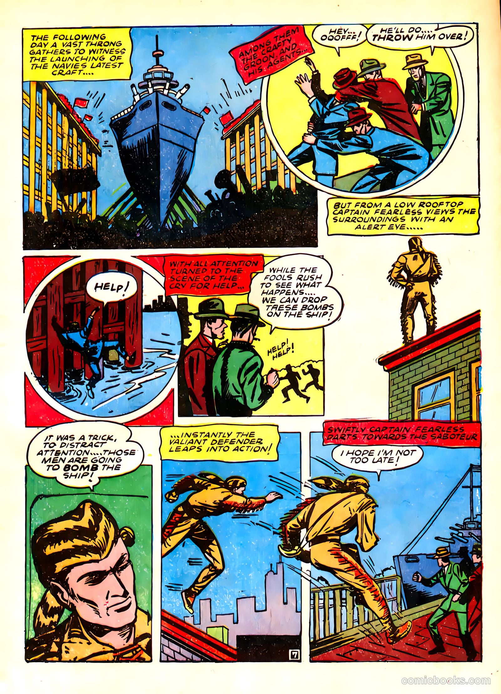 Captain Fearless Comics #1 (1941) — page 9 of 68