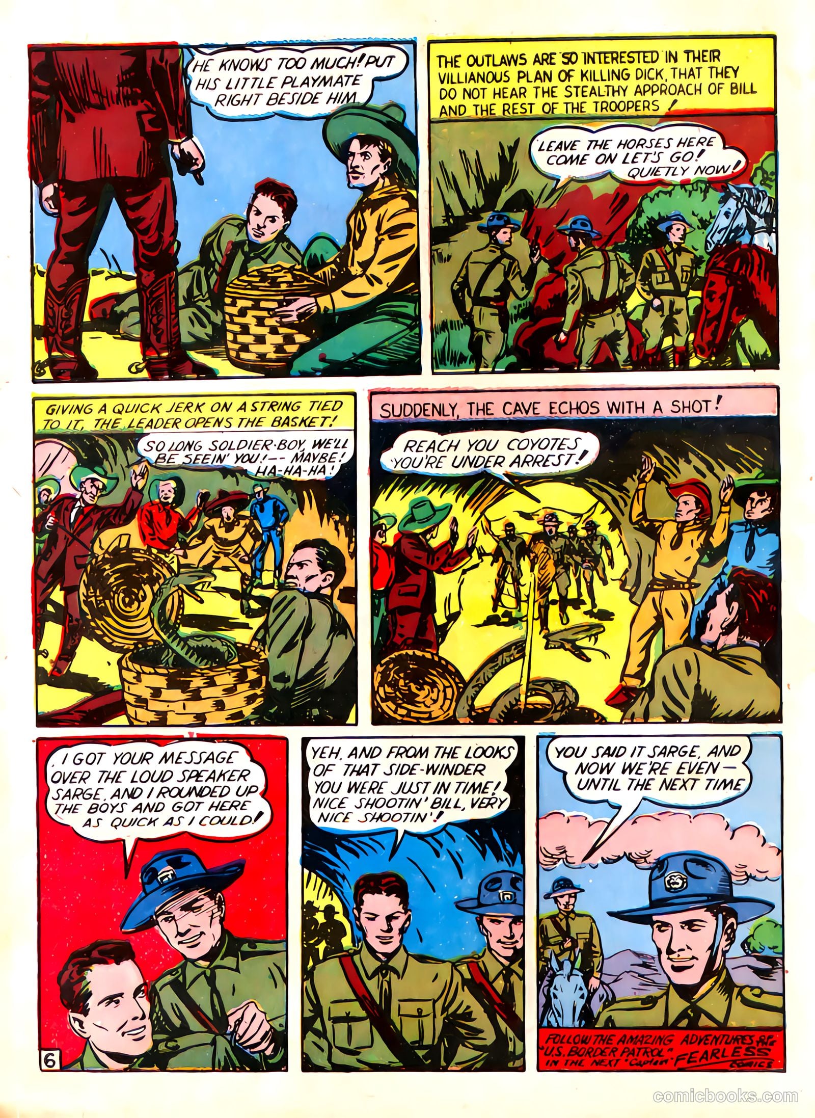 Captain Fearless Comics #1 (1941) — page 16 of 68