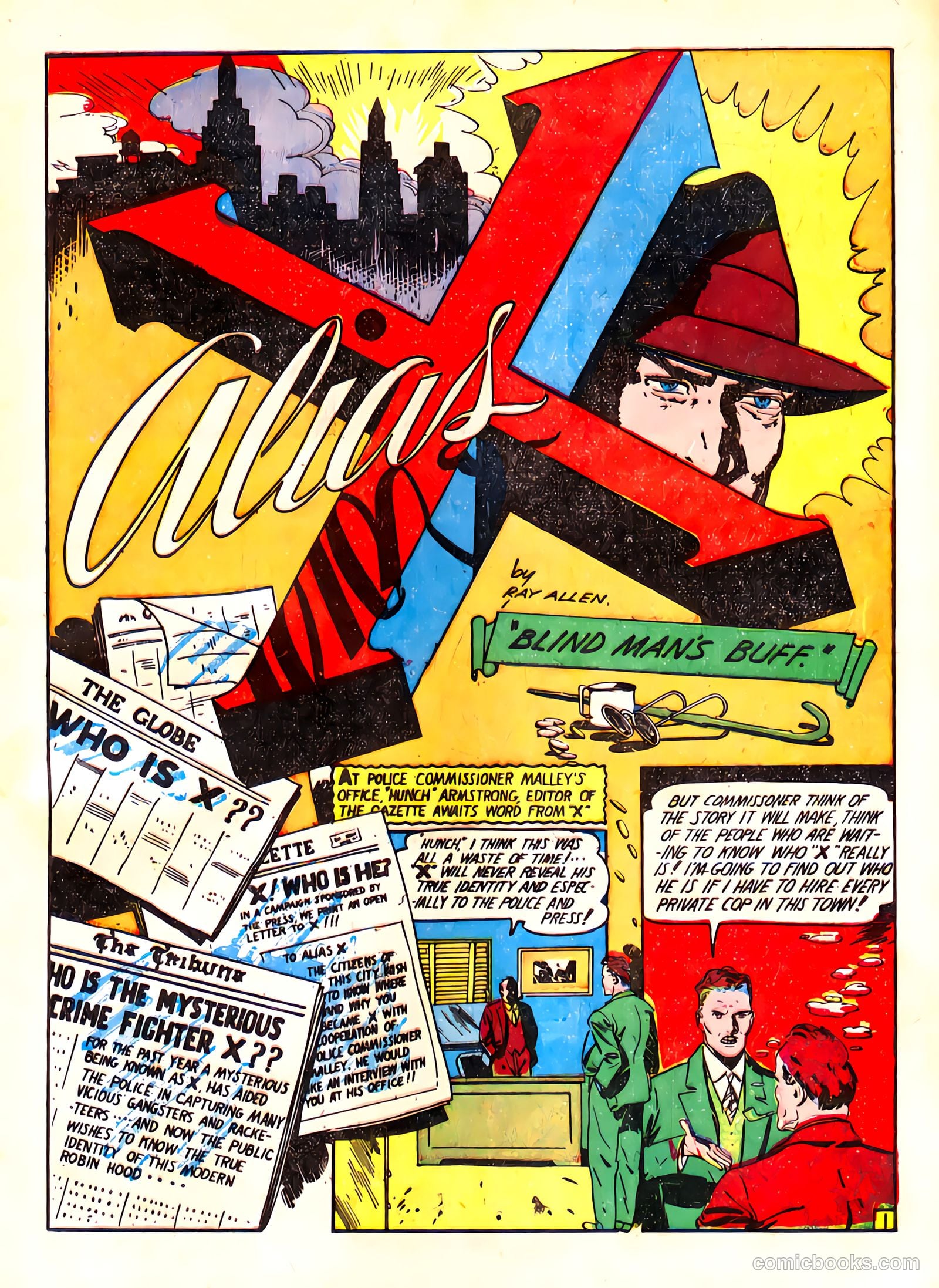 Captain Fearless Comics #1 (1941) — page 17 of 68