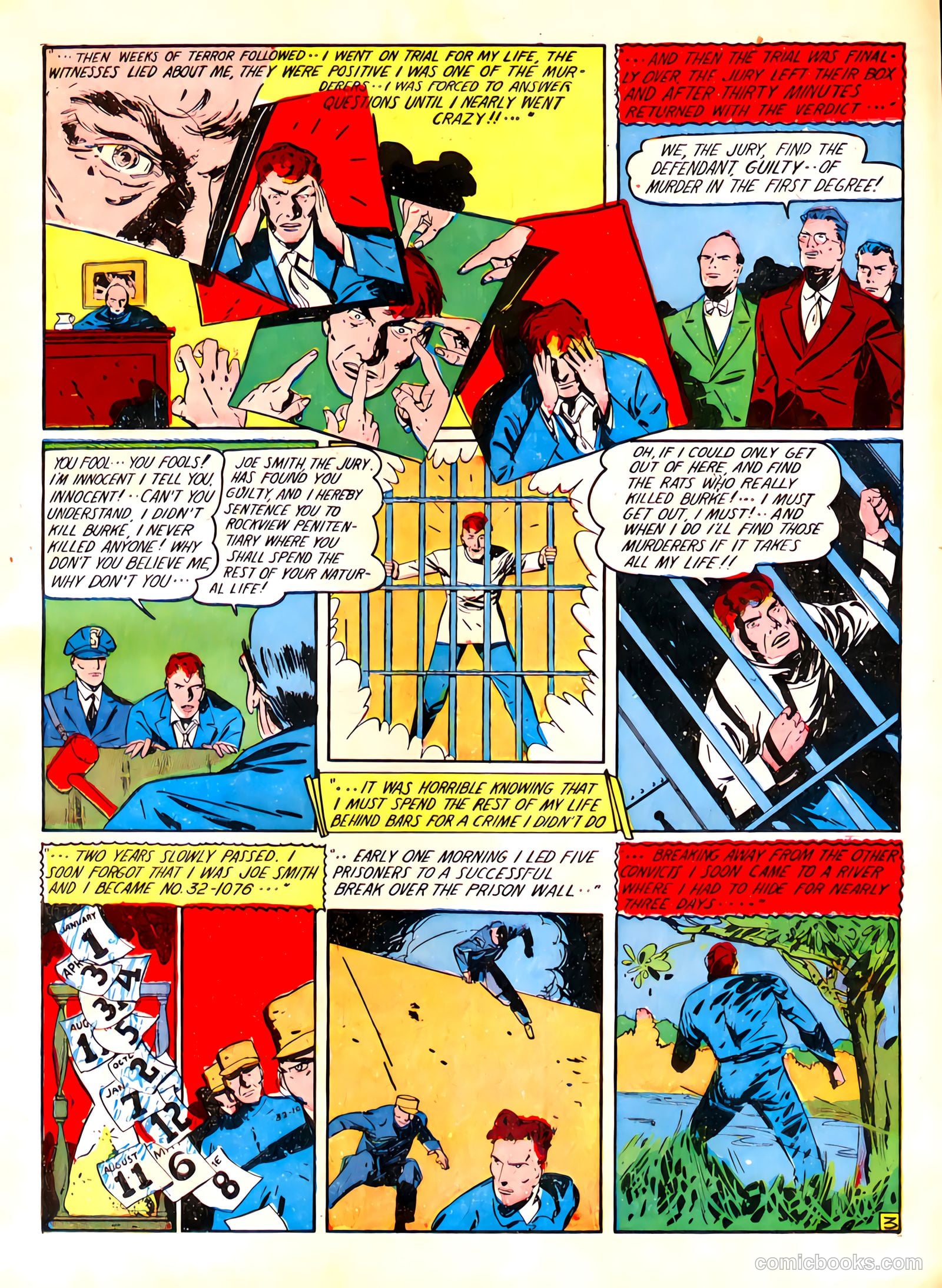 Captain Fearless Comics #1 (1941) — page 19 of 68