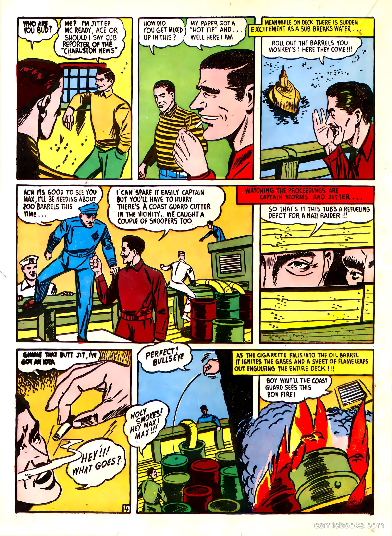 Captain Fearless Comics #1 (1941) — page 32 of 68