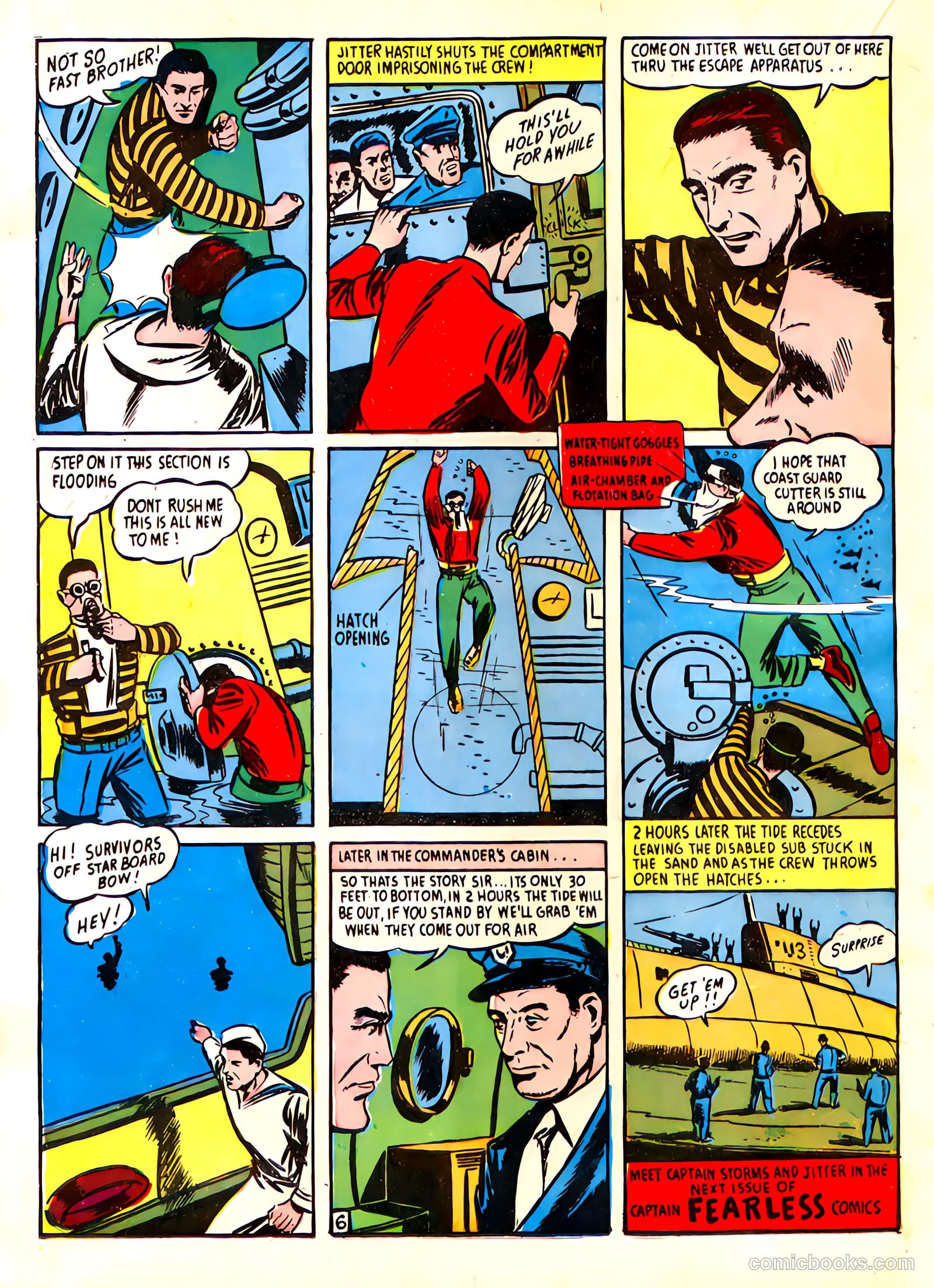 Captain Fearless Comics #1 (1941) — page 34 of 68