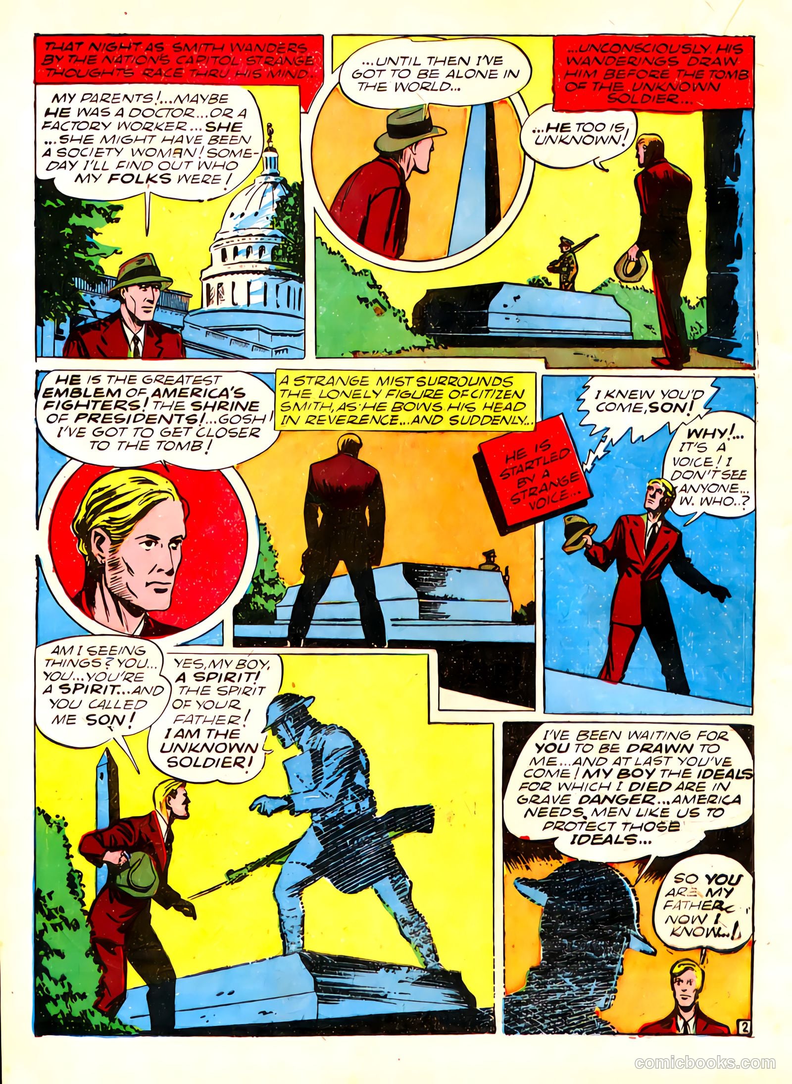 Captain Fearless Comics #1 (1941) — page 36 of 68
