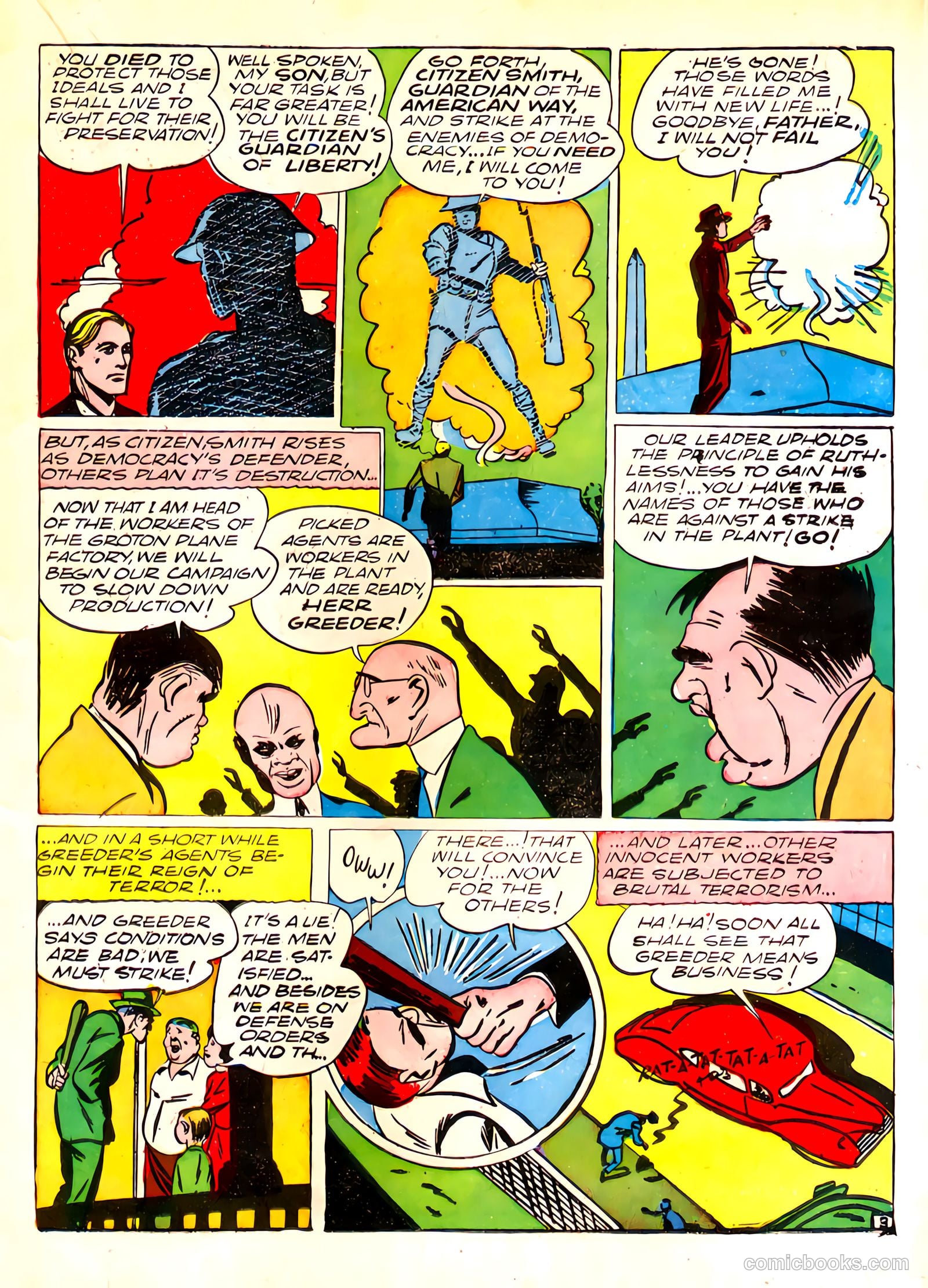 Captain Fearless Comics #1 (1941) — page 37 of 68