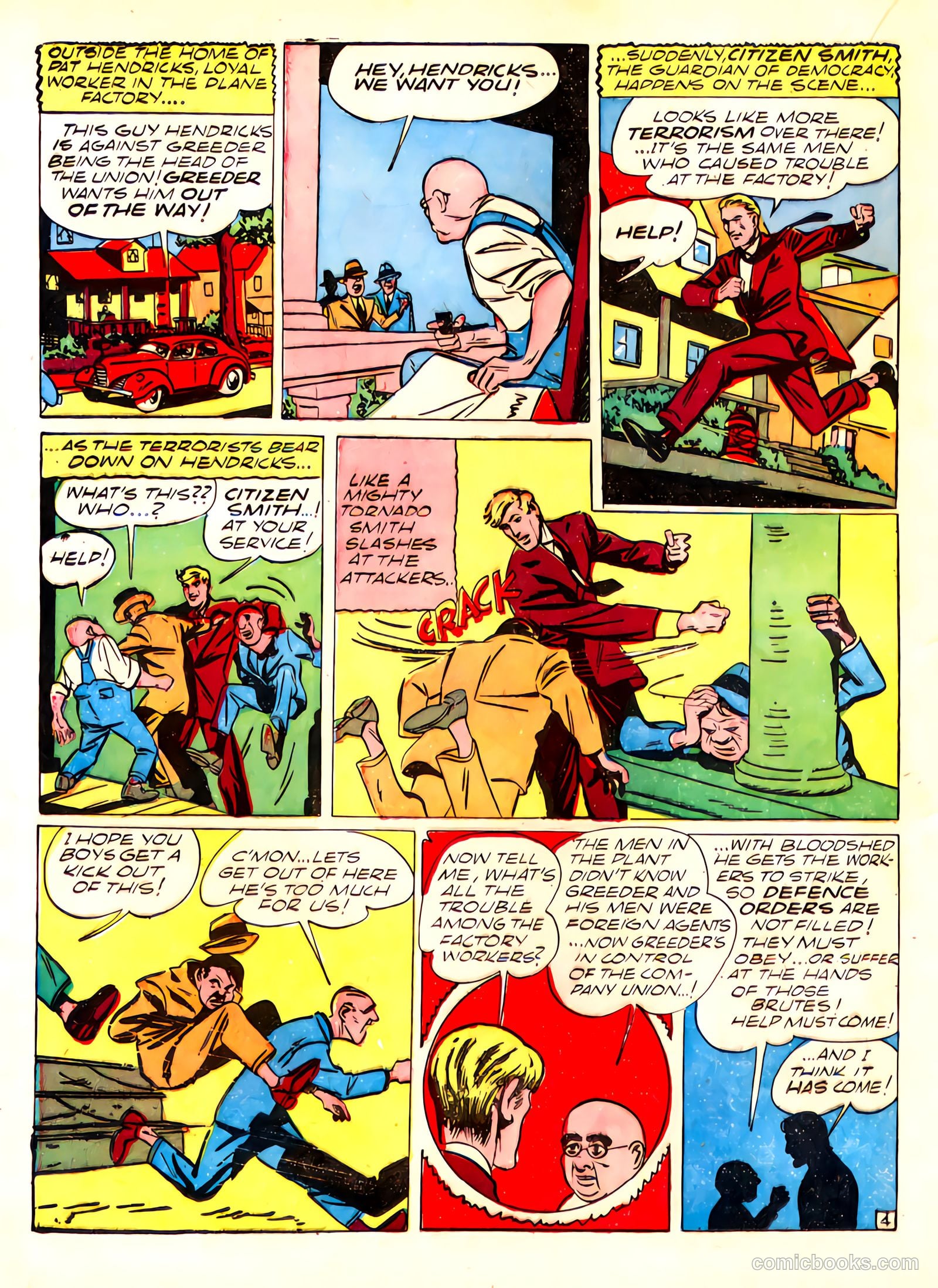 Captain Fearless Comics #1 (1941) — page 38 of 68