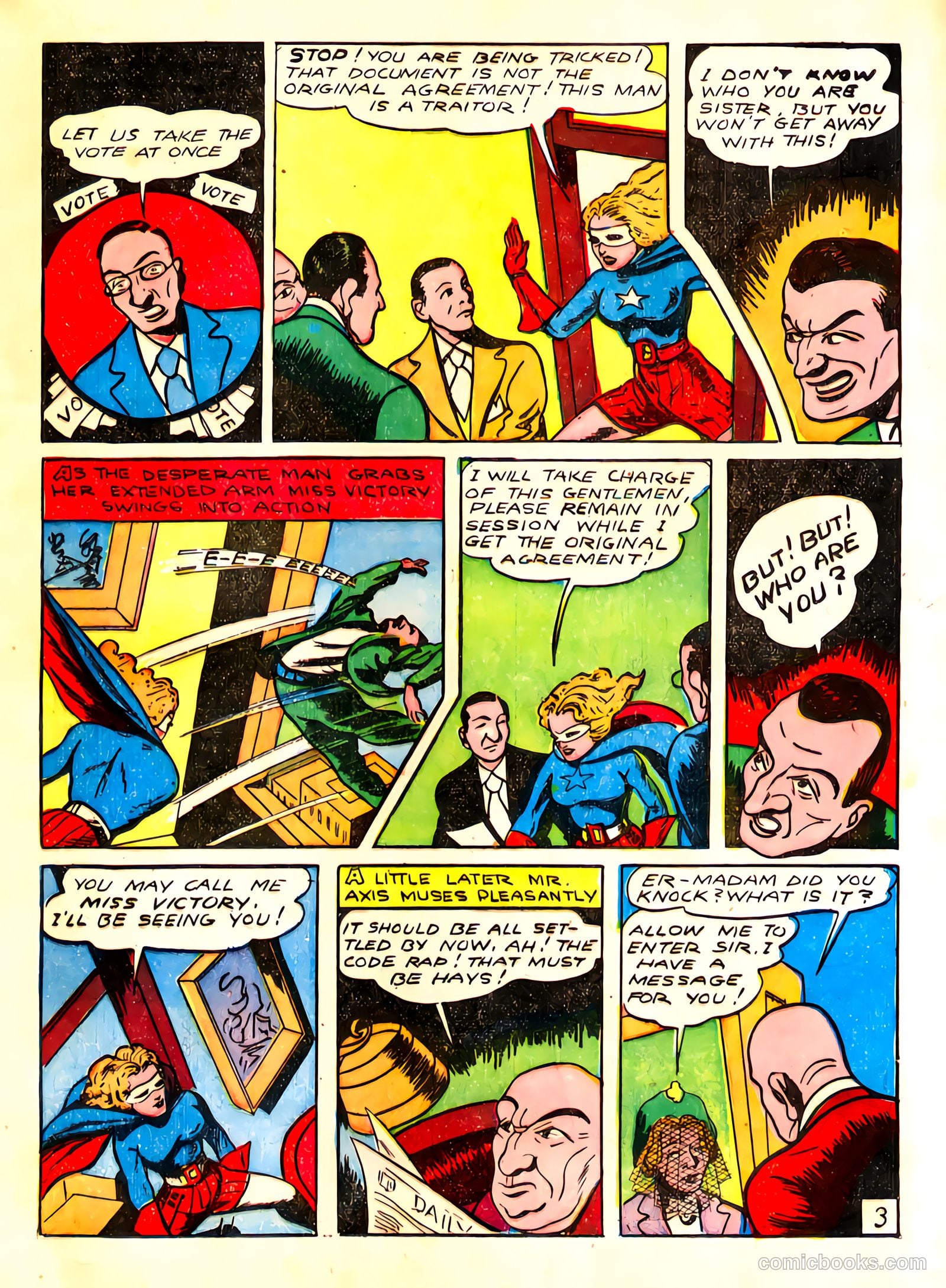 Captain Fearless Comics #1 (1941) — page 49 of 68