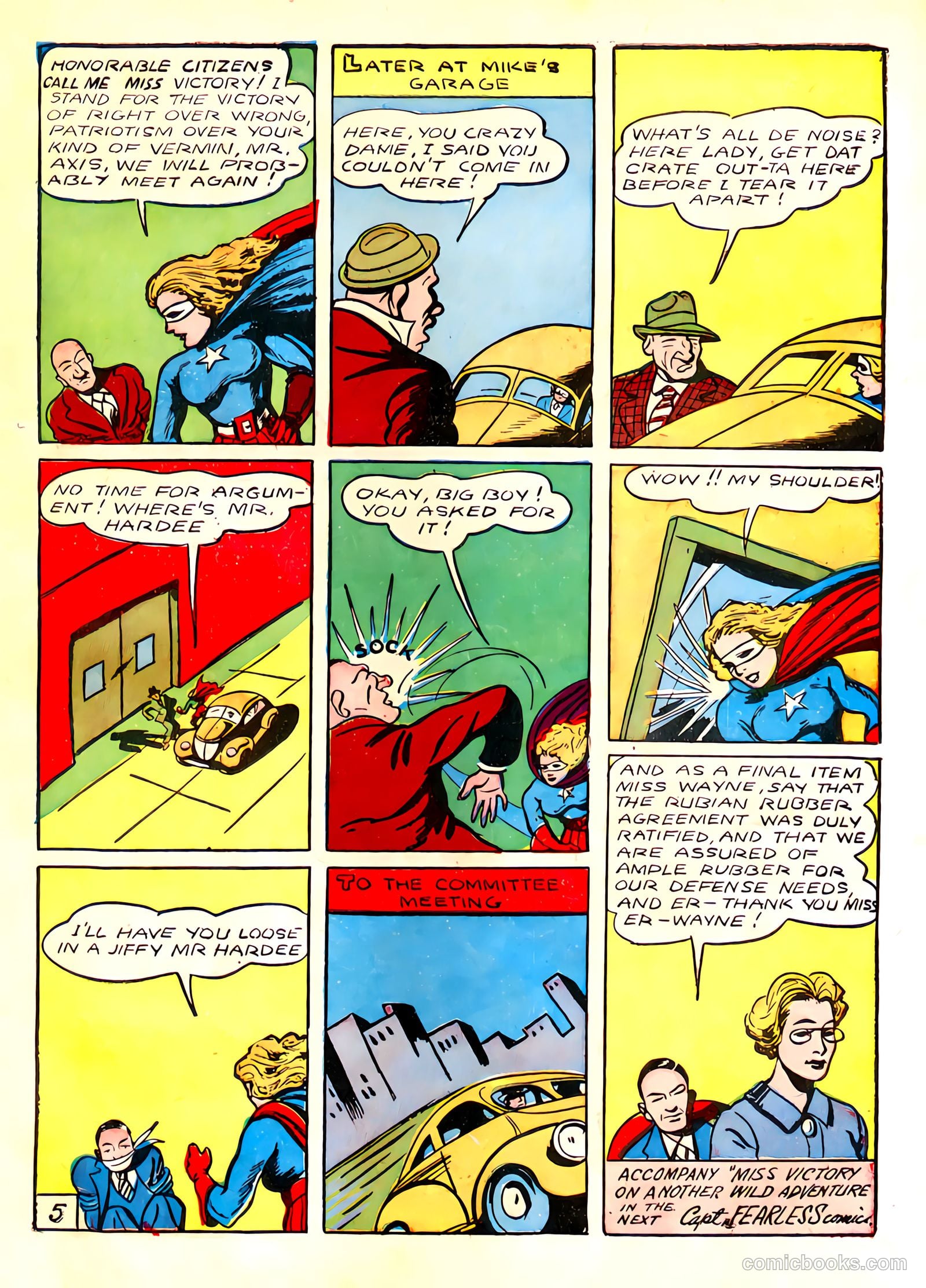 Captain Fearless Comics #1 (1941) — page 51 of 68