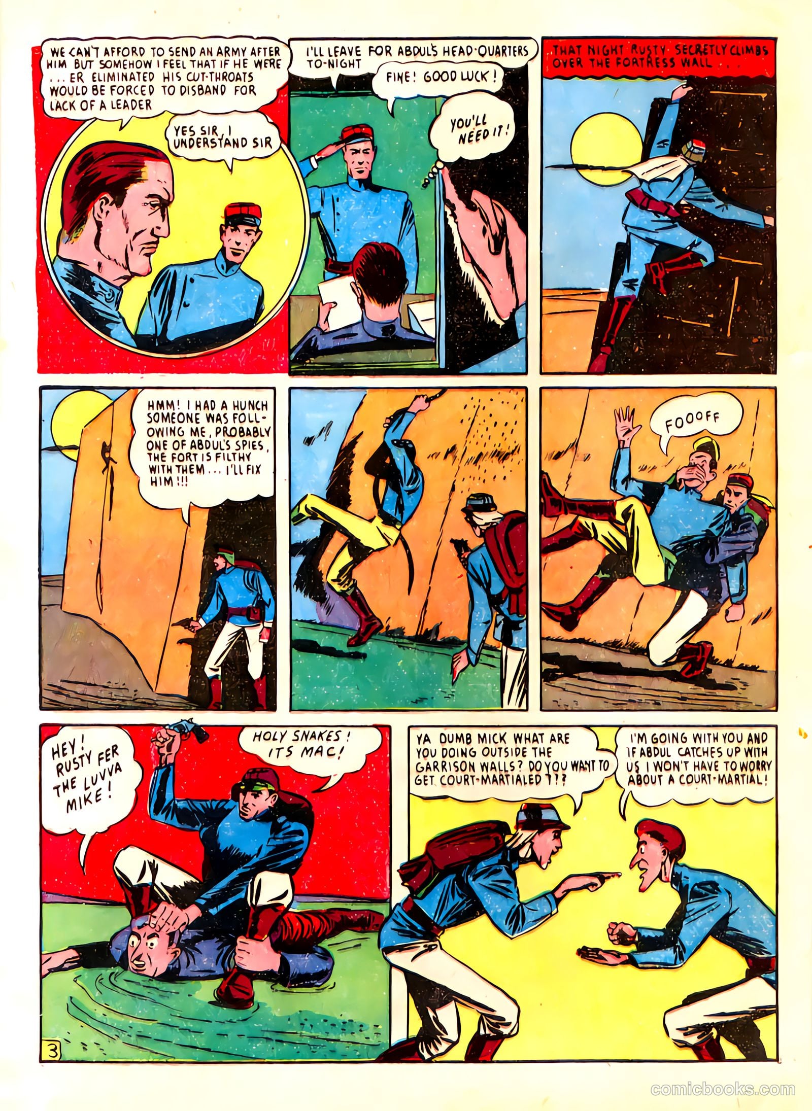 Captain Fearless Comics #1 (1941) — page 54 of 68