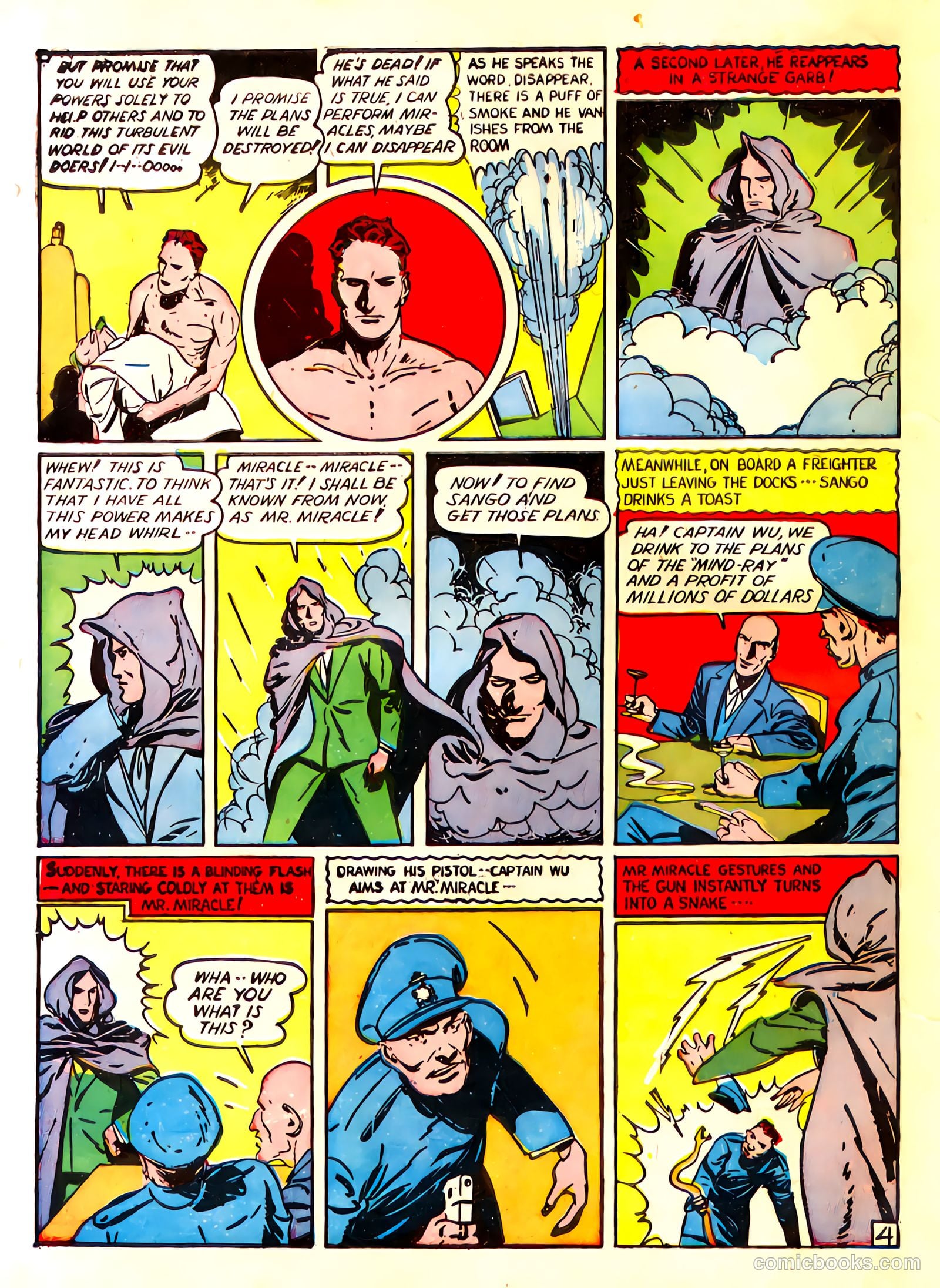 Captain Fearless Comics #1 (1941) — page 64 of 68