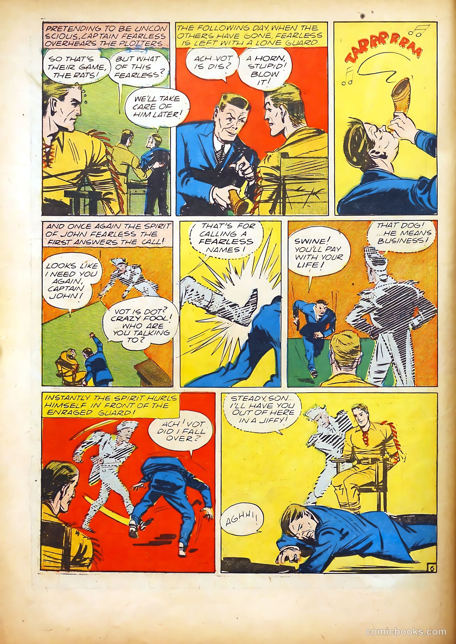 Captain Fearless Comics #2 (1941) — page 8 of 68