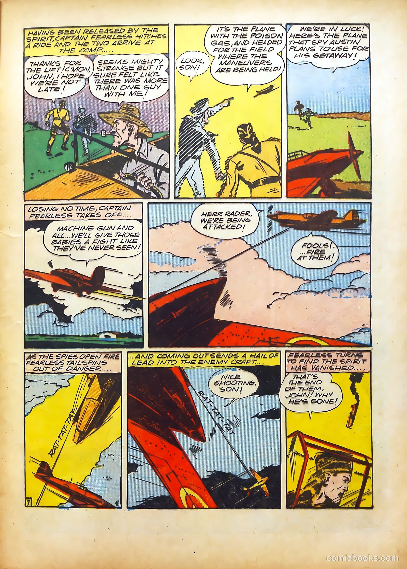 Captain Fearless Comics #2 (1941) — page 9 of 68