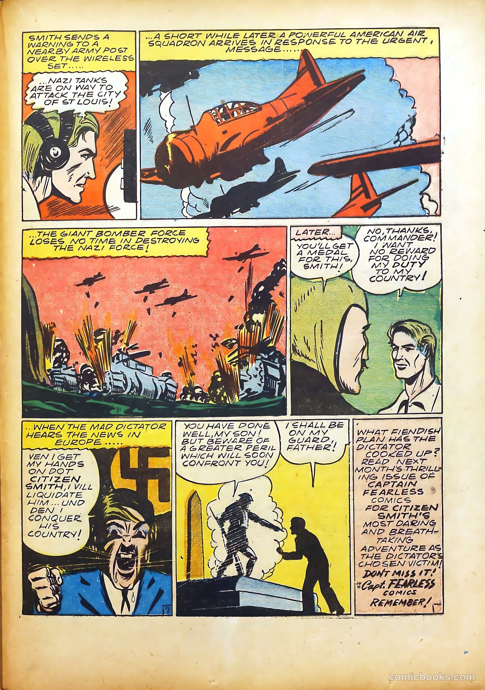 Captain Fearless Comics #2 (1941) — page 41 of 68
