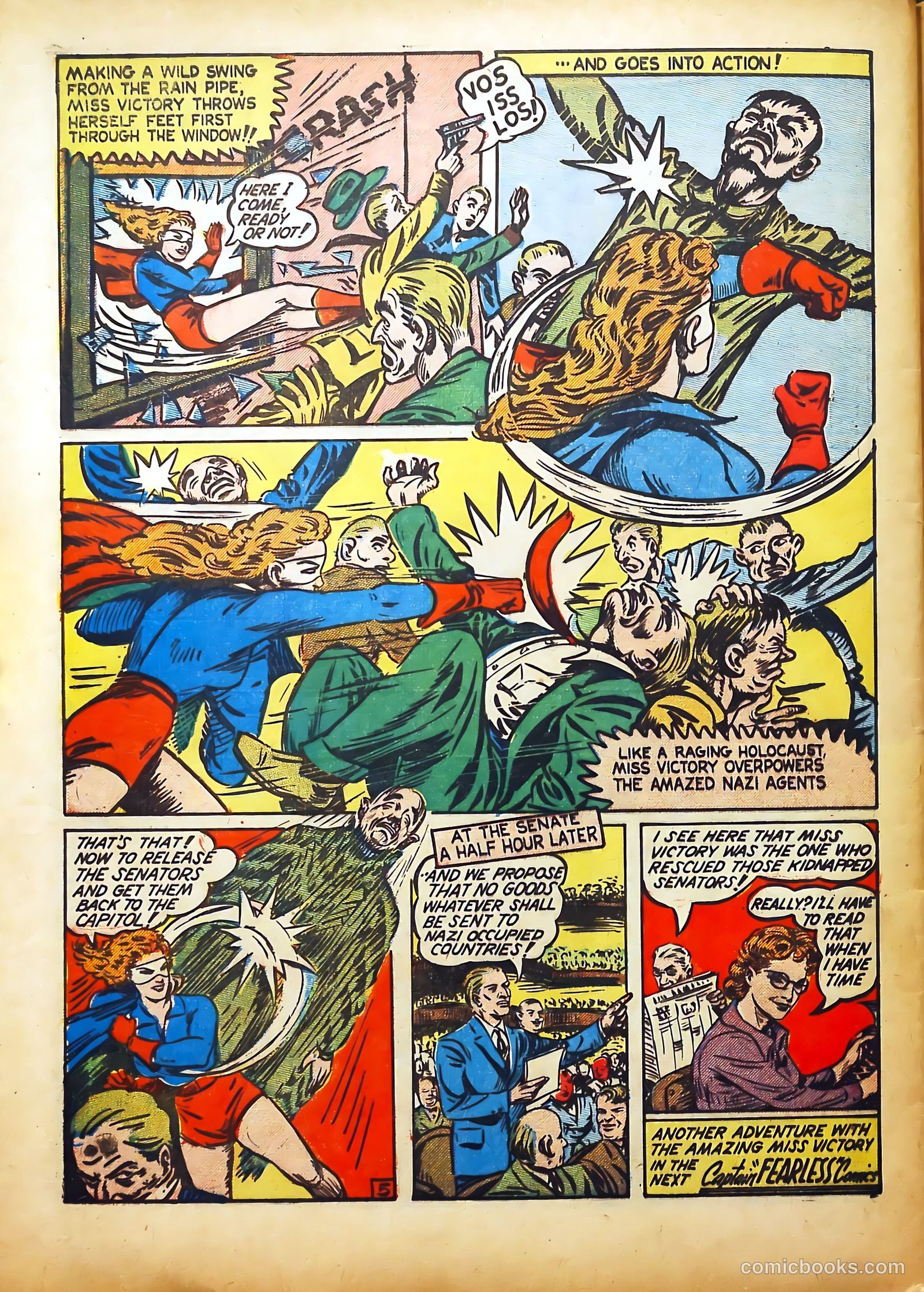 Captain Fearless Comics #2 (1941) — page 54 of 68