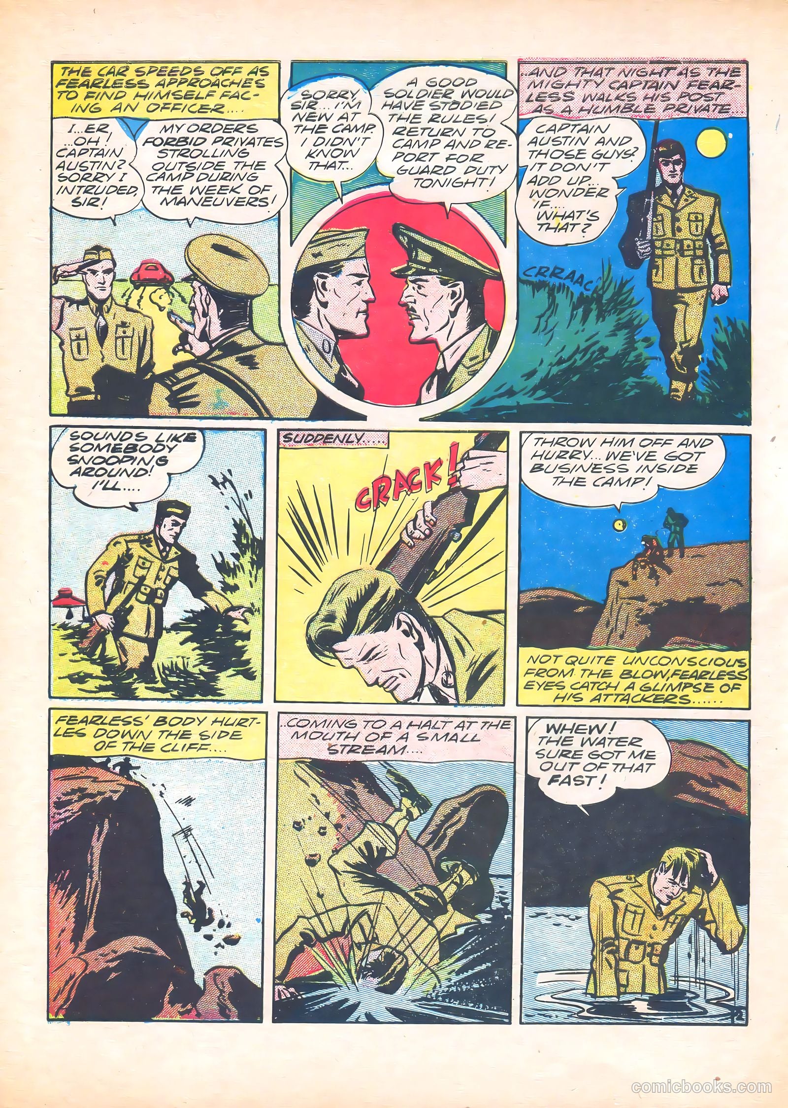 Captain Fearless Comics #6 (1944) — page 4 of 36