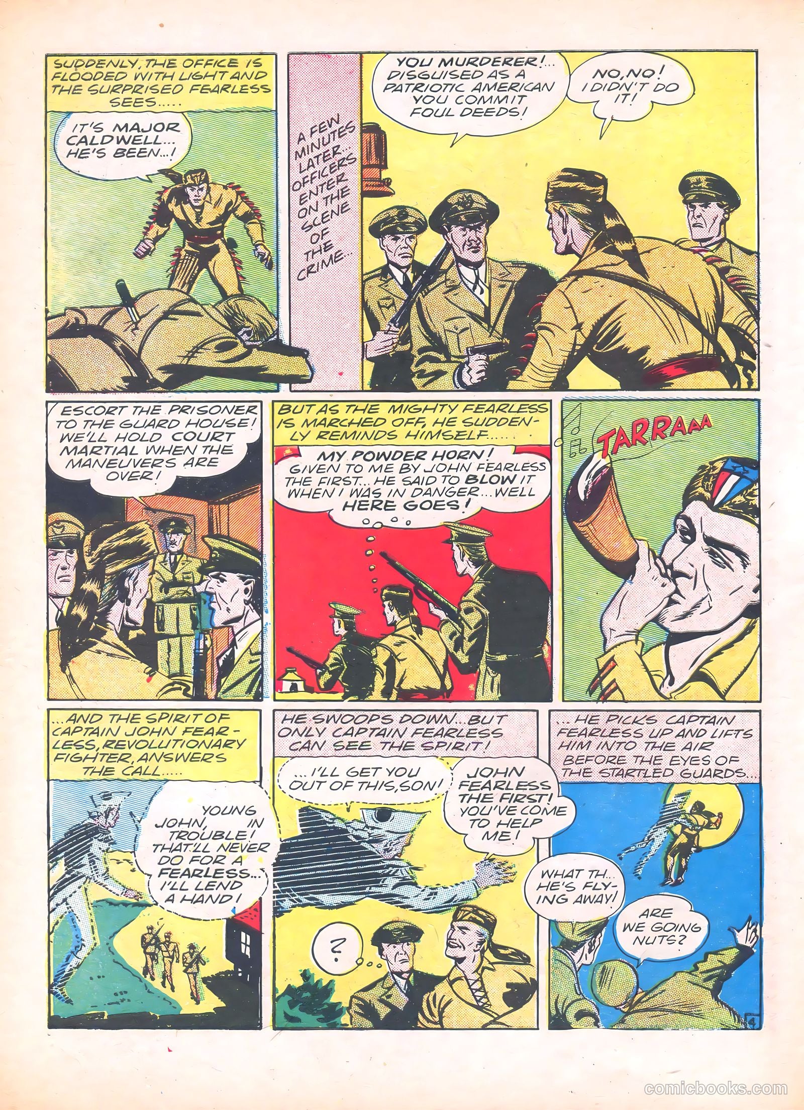 Captain Fearless Comics #6 (1944) — page 6 of 36