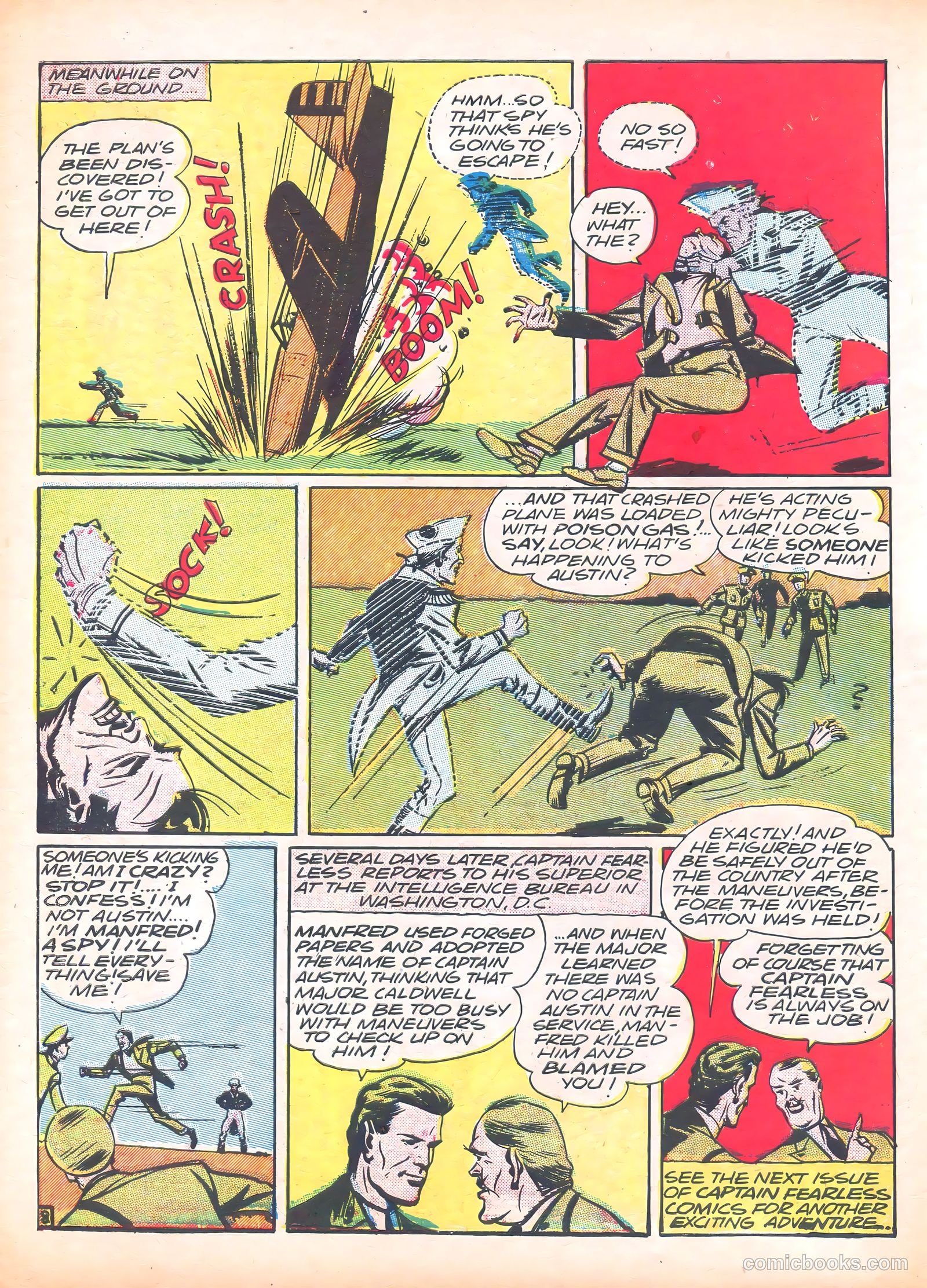 Captain Fearless Comics #6 (1944) — page 10 of 36