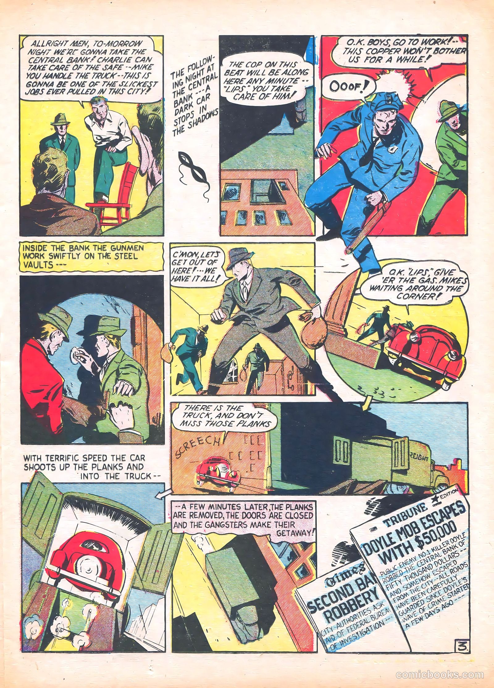 Captain Fearless Comics #6 (1944) — page 13 of 36
