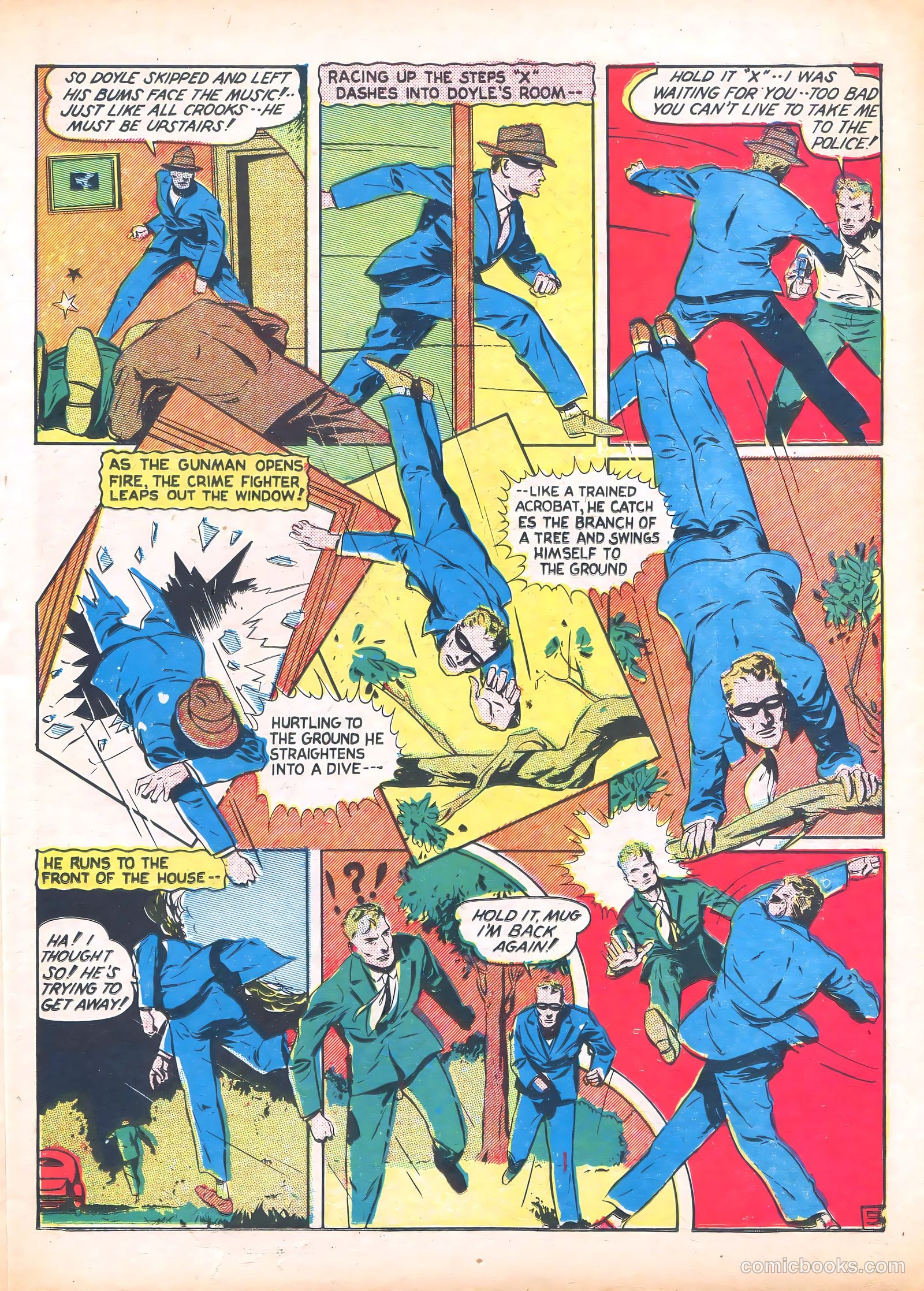 Captain Fearless Comics #6 (1944) — page 15 of 36