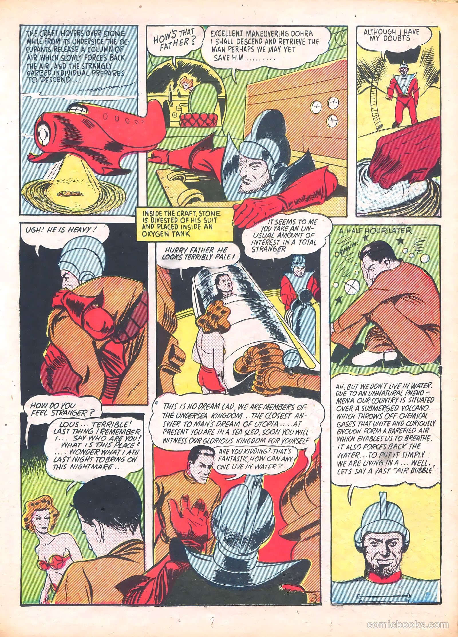 Captain Fearless Comics #6 (1944) — page 19 of 36
