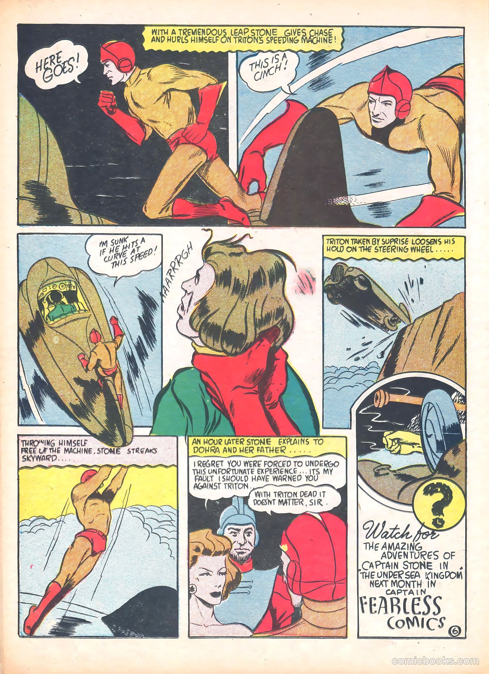 Captain Fearless Comics #6 (1944) — page 22 of 36