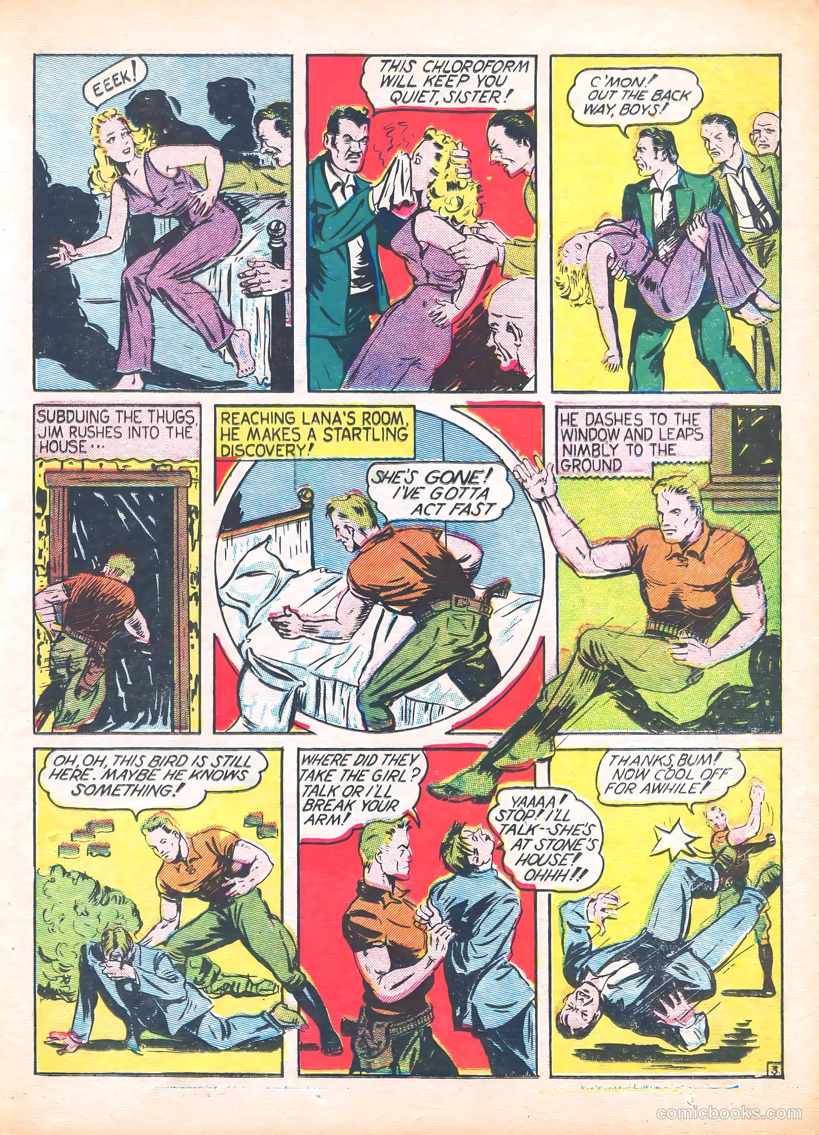 Captain Fearless Comics #6 (1944) — page 25 of 36
