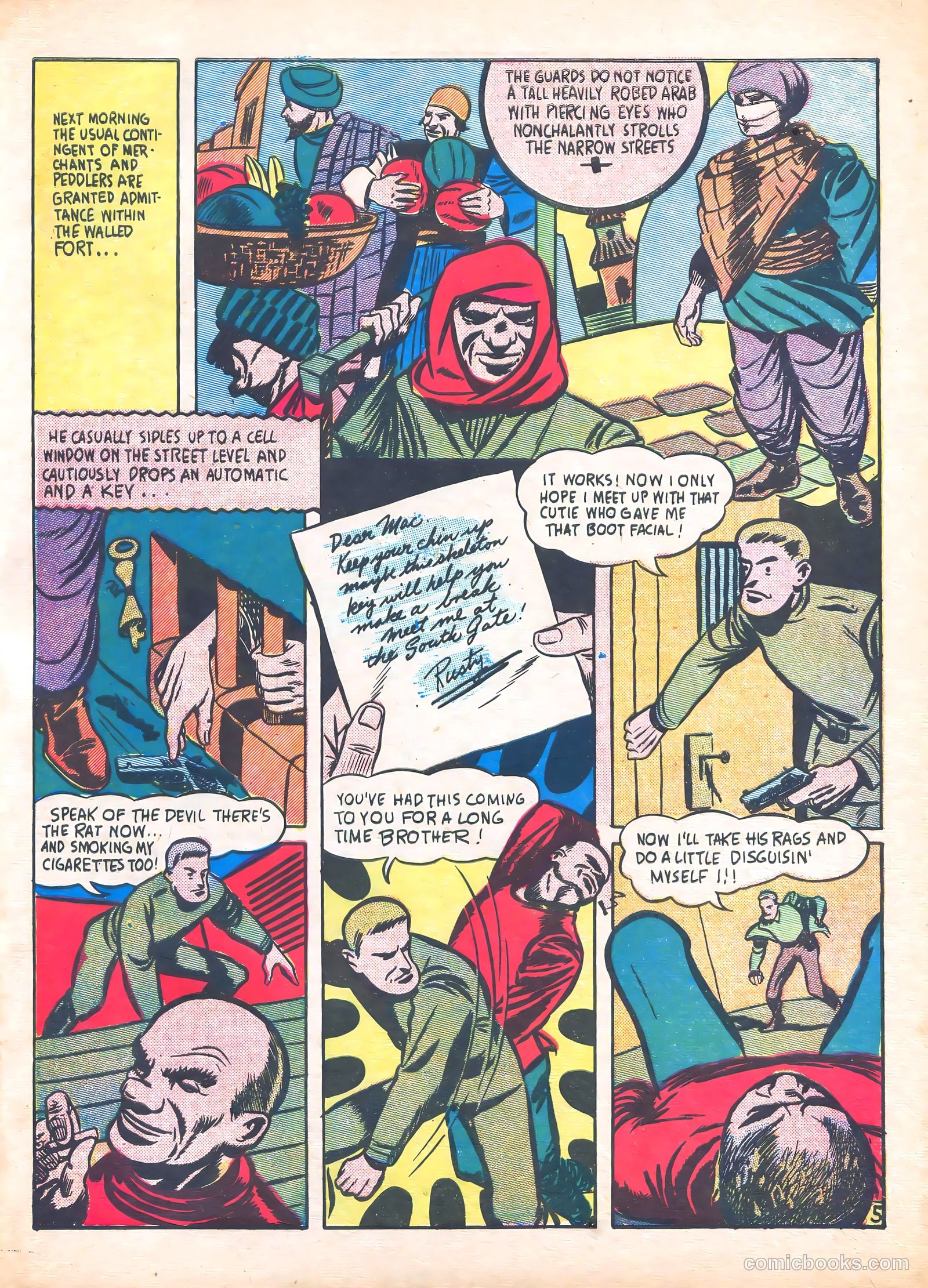 Captain Fearless Comics #6 (1944) — page 33 of 36
