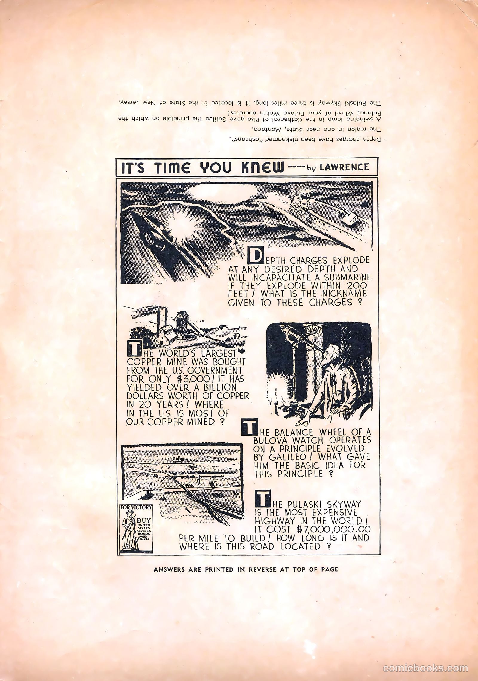 Captain Fearless Comics #6 (1944) — page 35 of 36