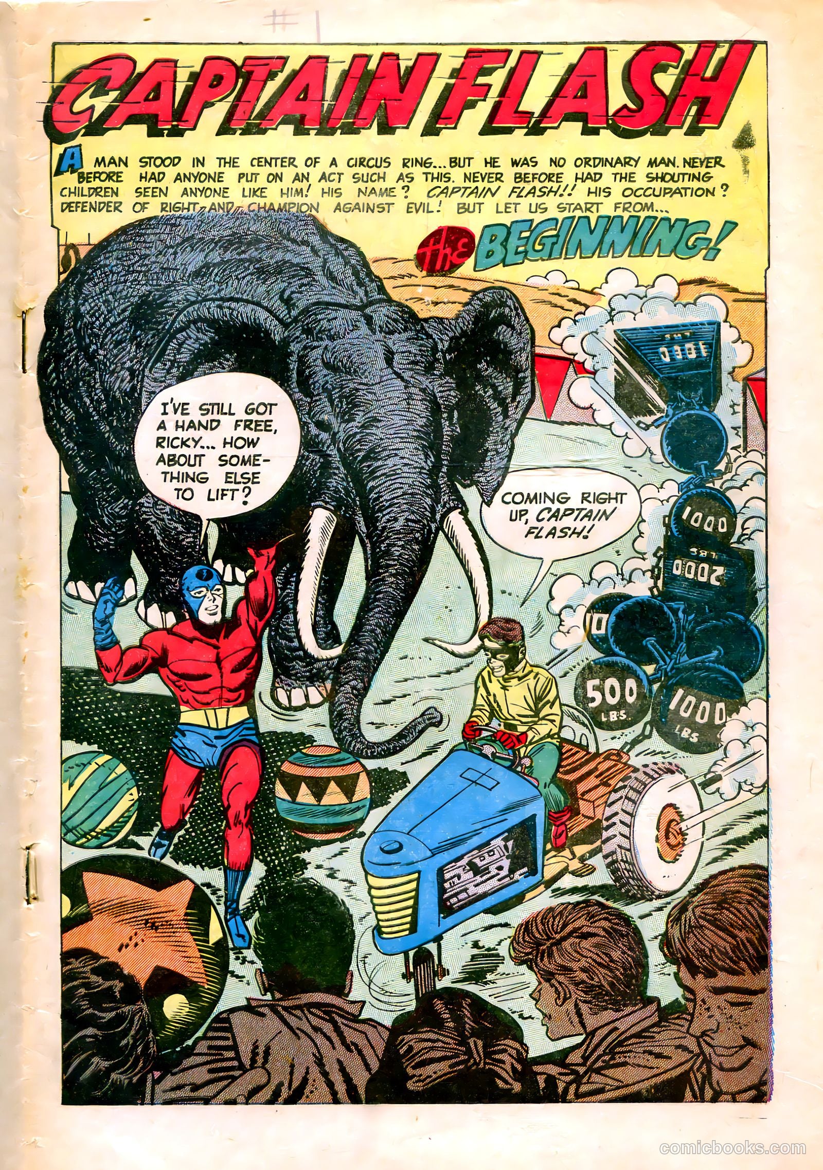 Captain Flash #1 (1954) — page 2 of 34