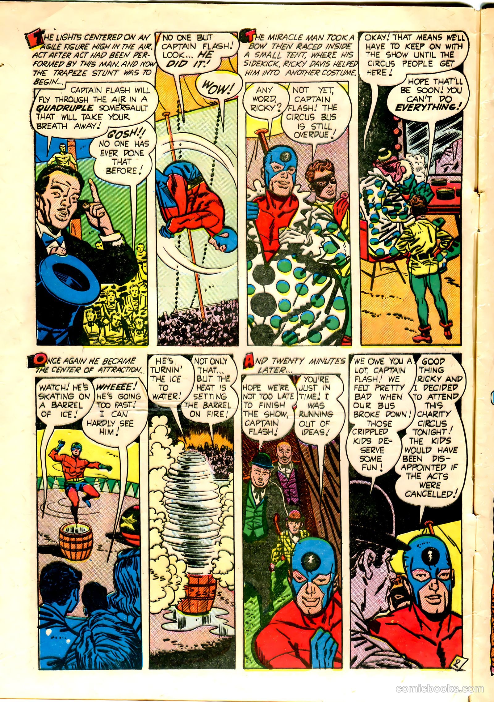 Captain Flash #1 (1954) — page 3 of 34