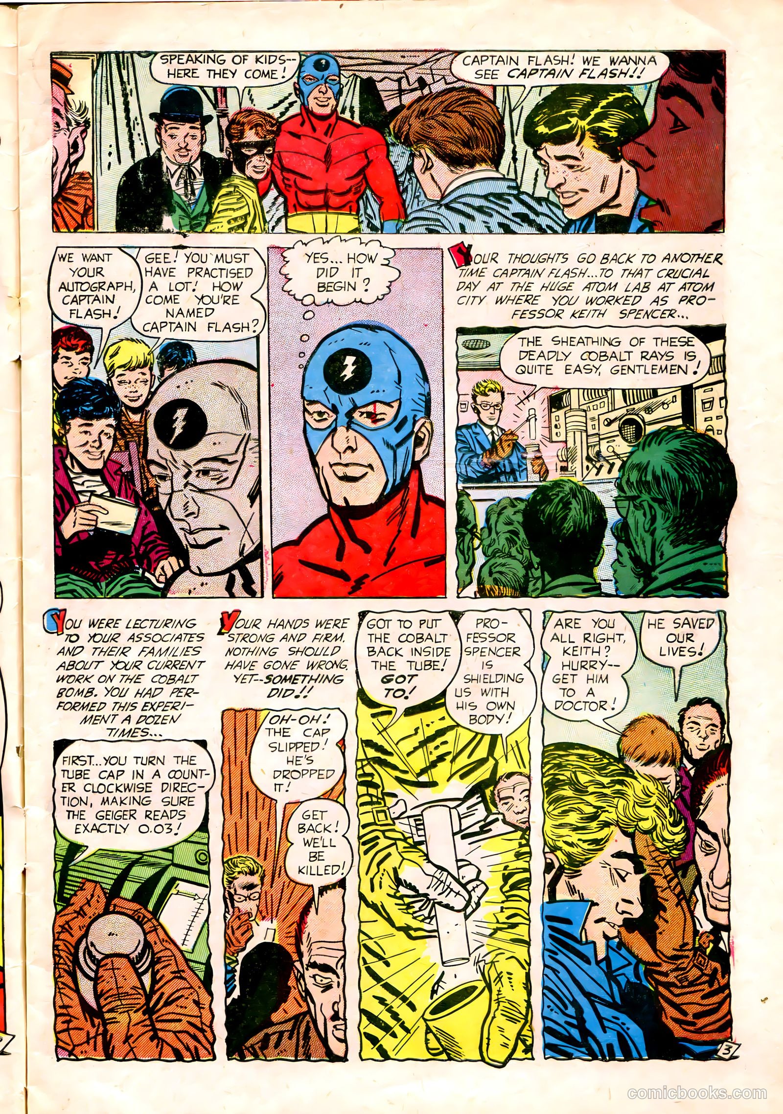 Captain Flash #1 (1954) — page 4 of 34